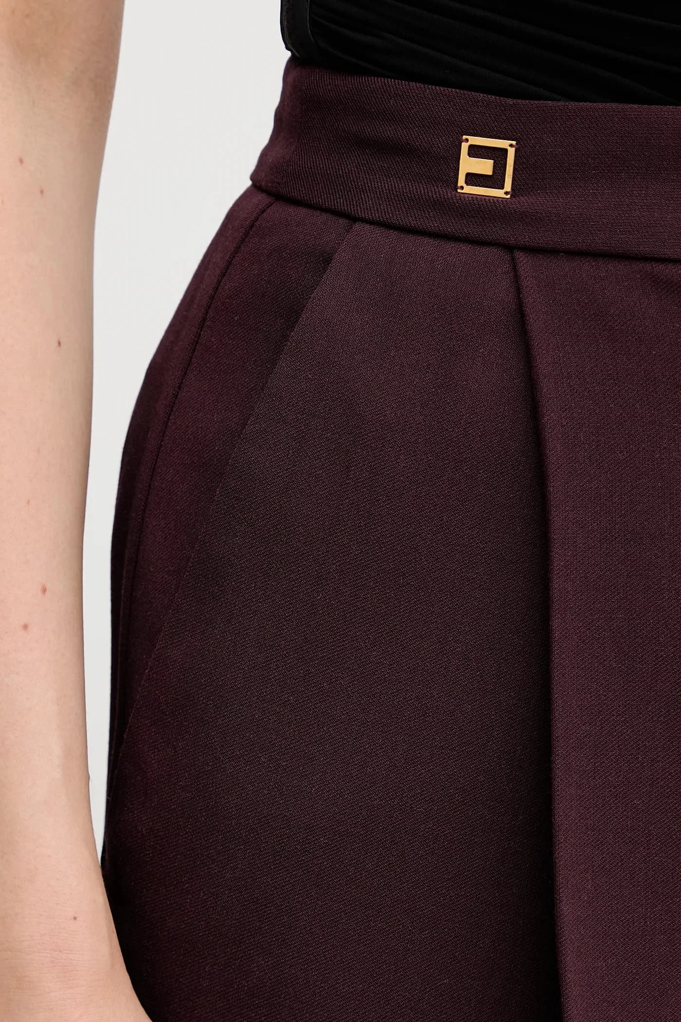 Брюки из смесовой шерсти - фото 4