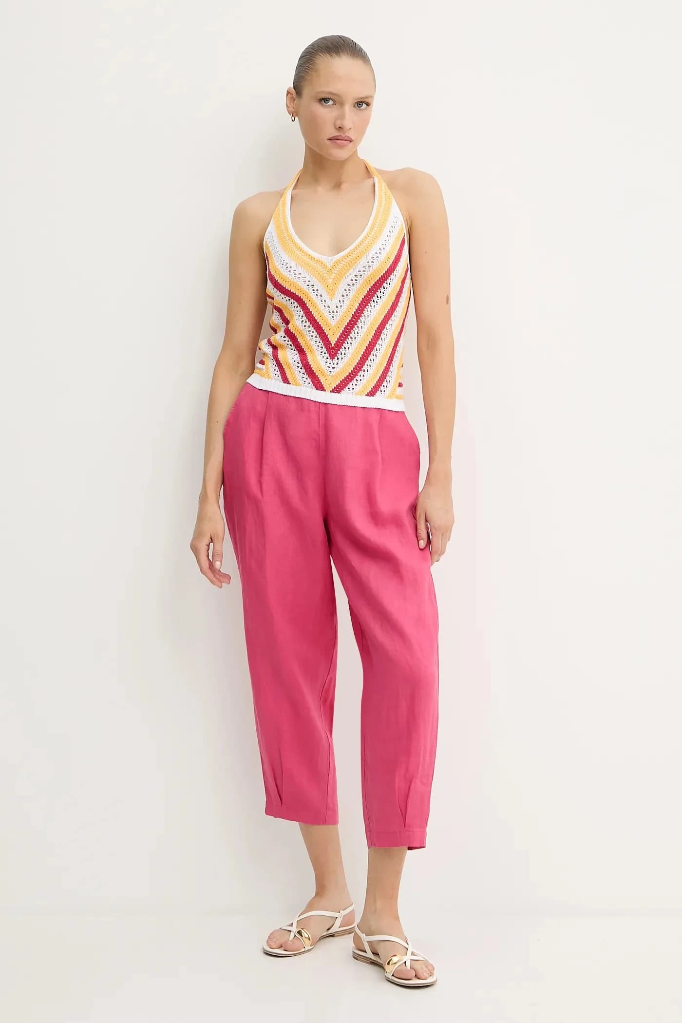 Льняные брюки - фото 2