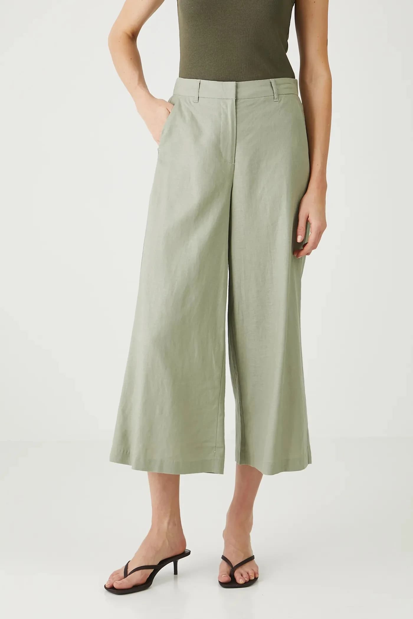 Льняные брюки - фото 2