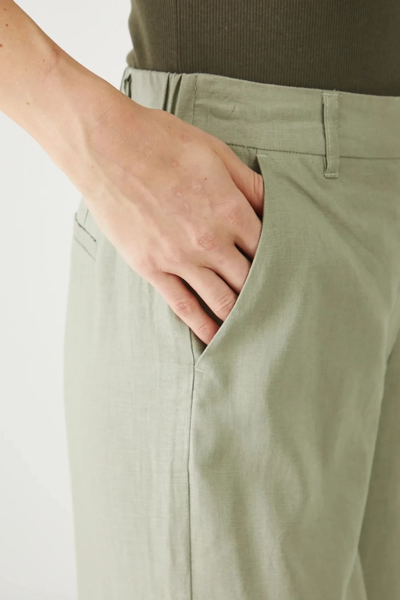 Льняные брюки - фото 4