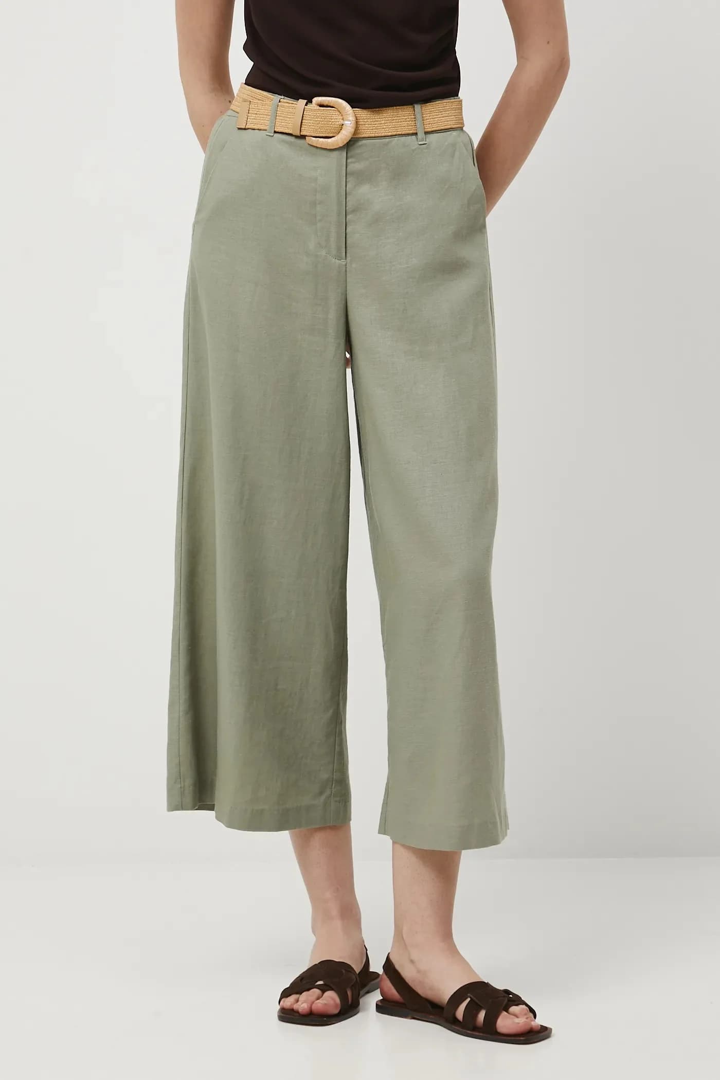 Льняные брюки - фото 5