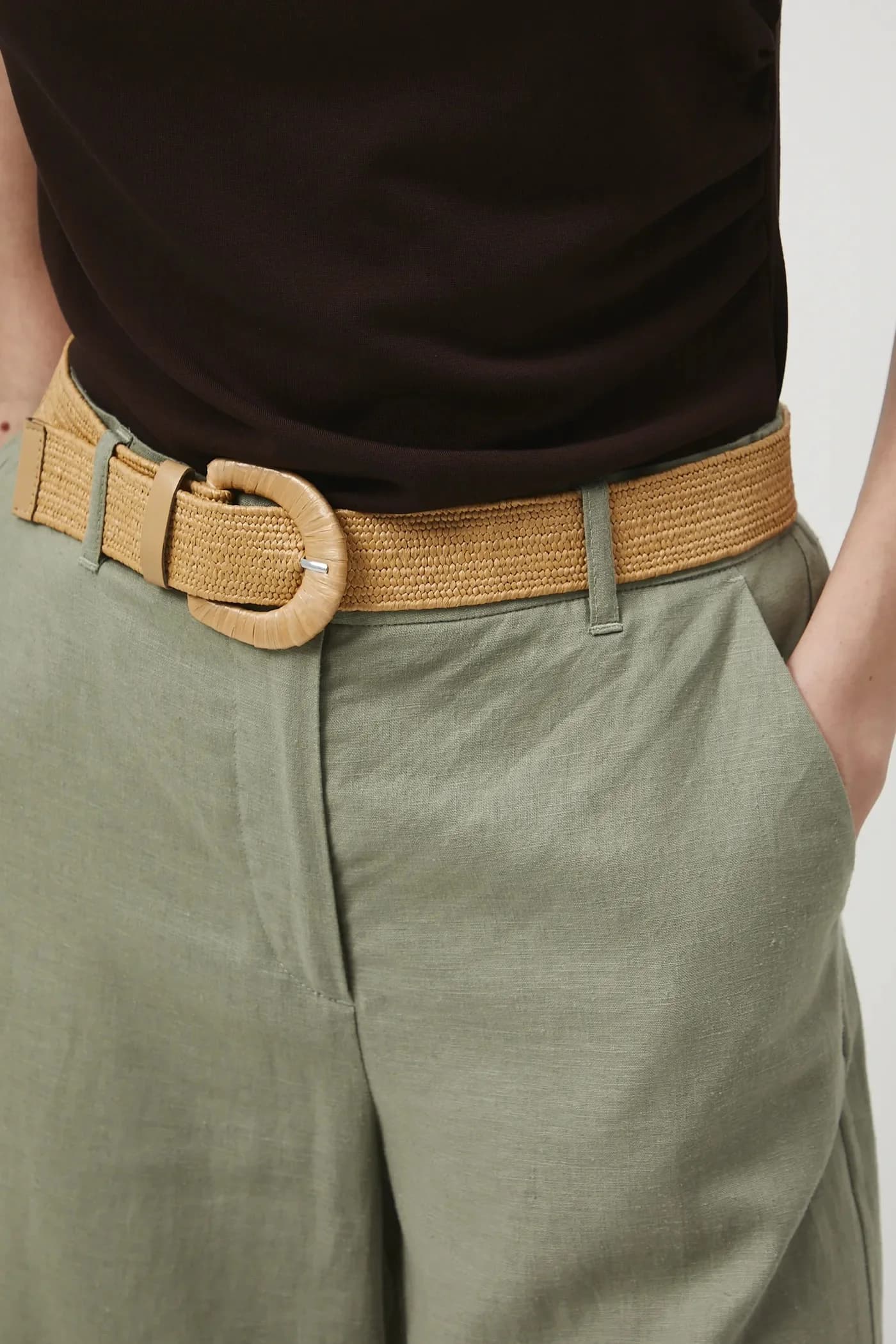 Льняные брюки - фото 6