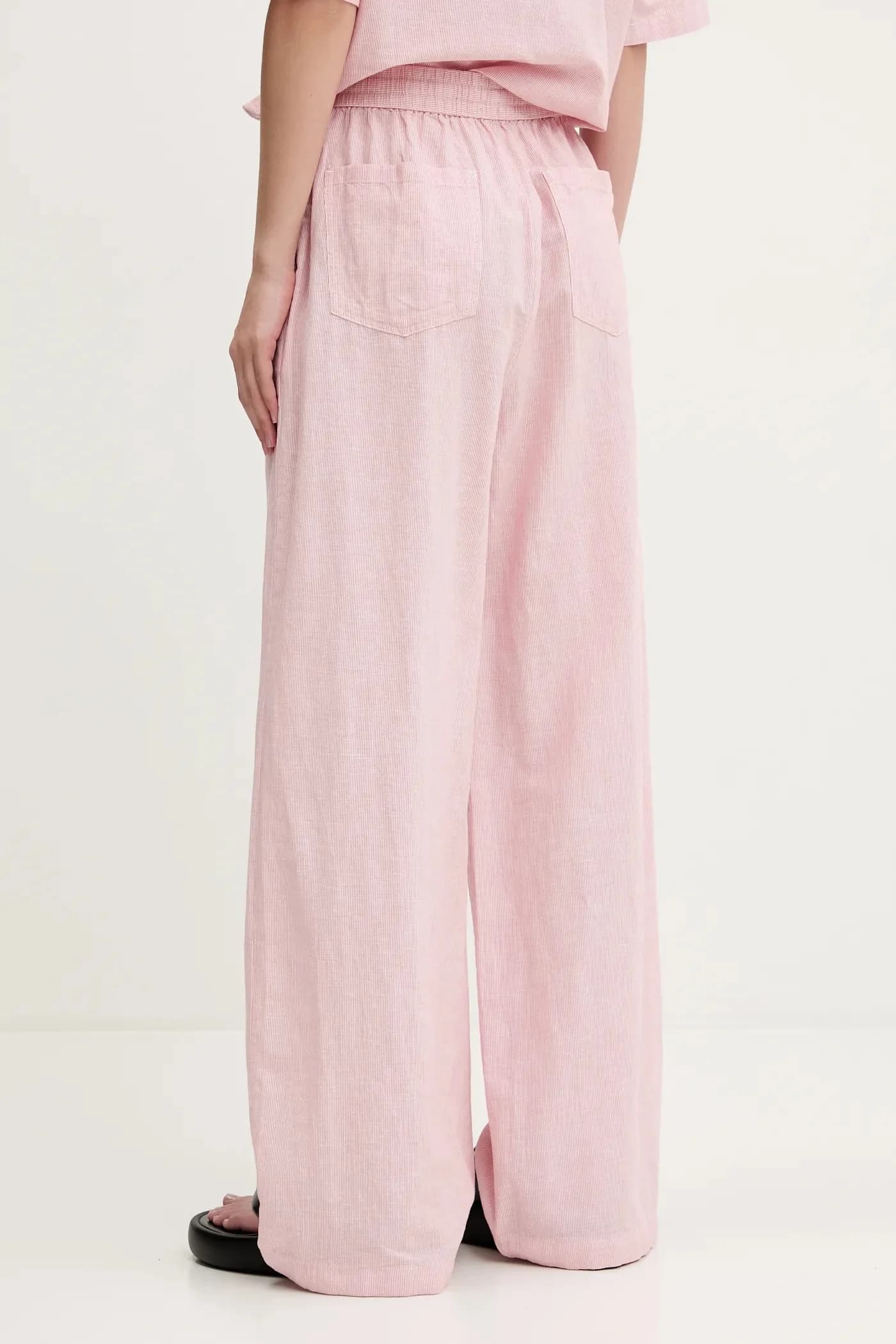 Брюки из смесового льна - фото 3