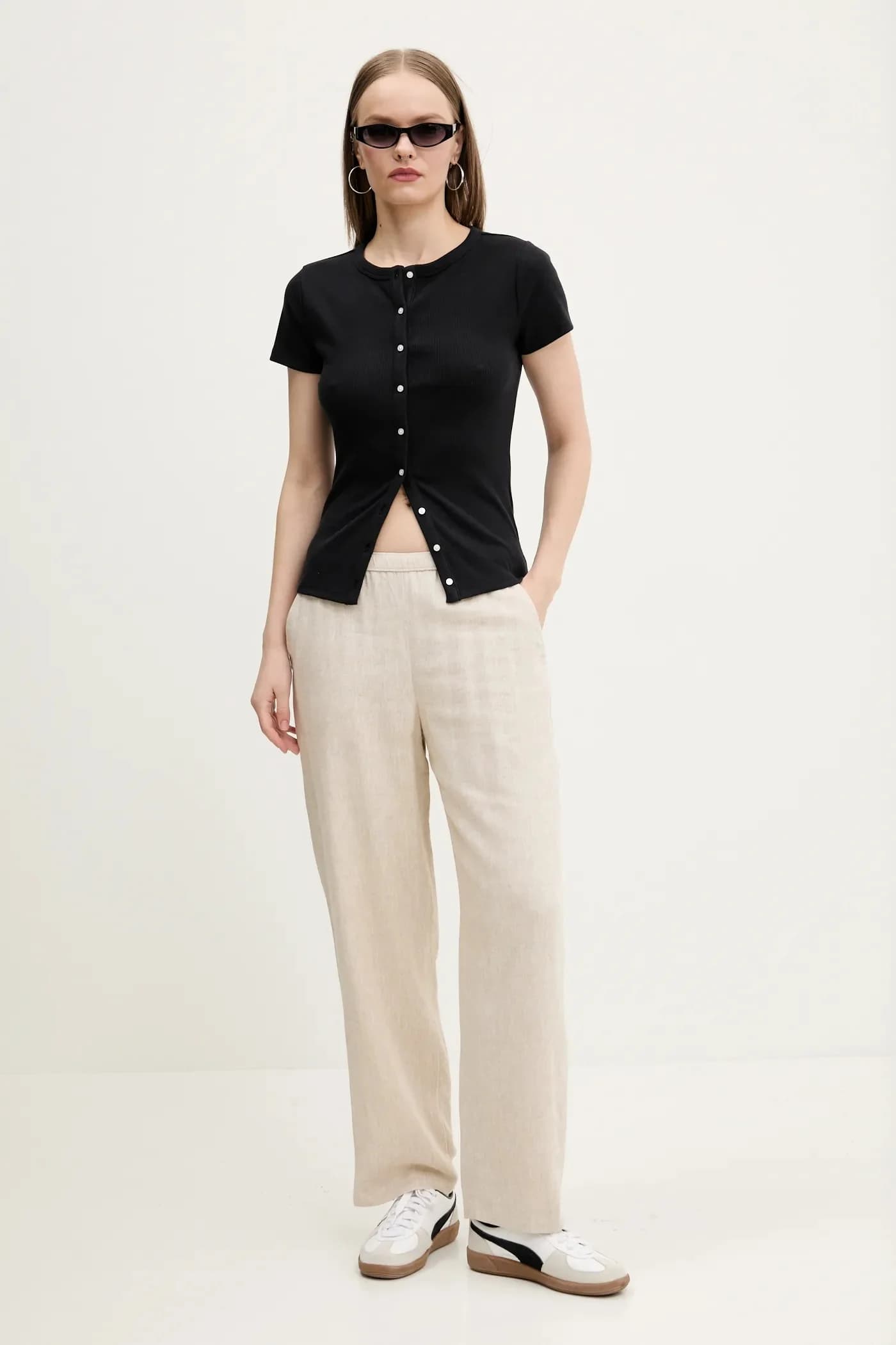 Льняные брюки - фото 2