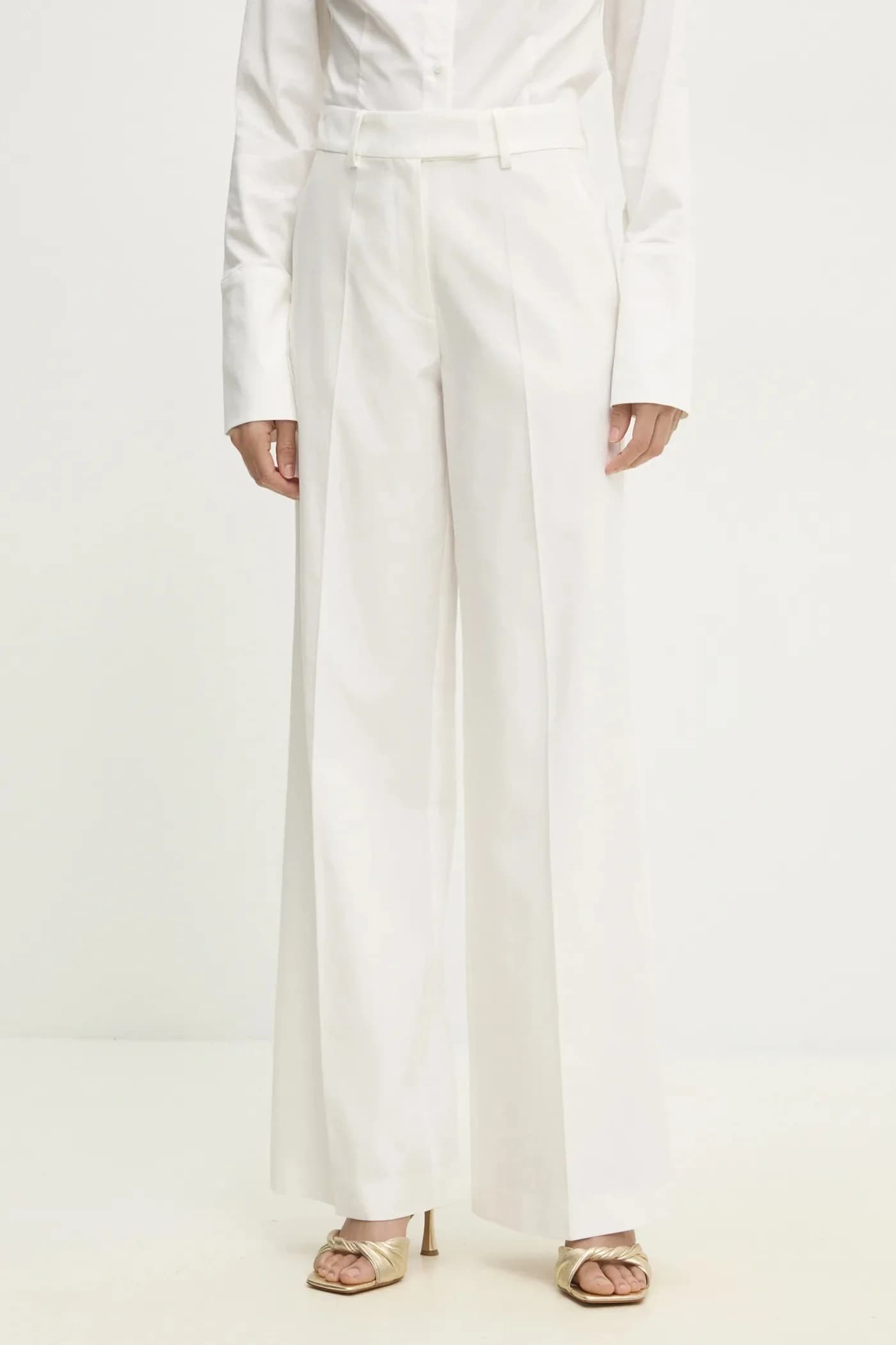 Широкие костюмные брюки - фото 2