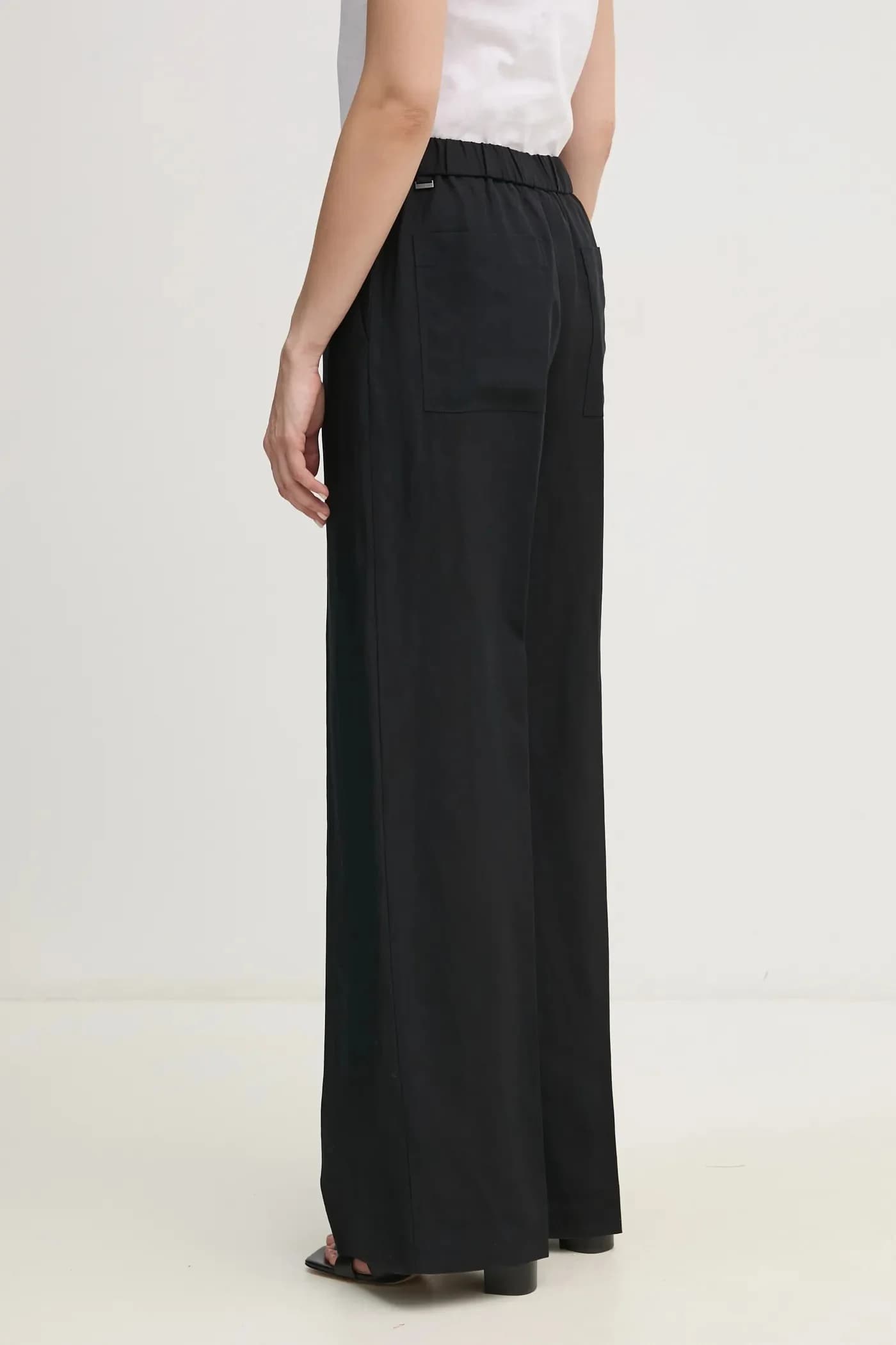 Брюки из смесового льна - фото 3