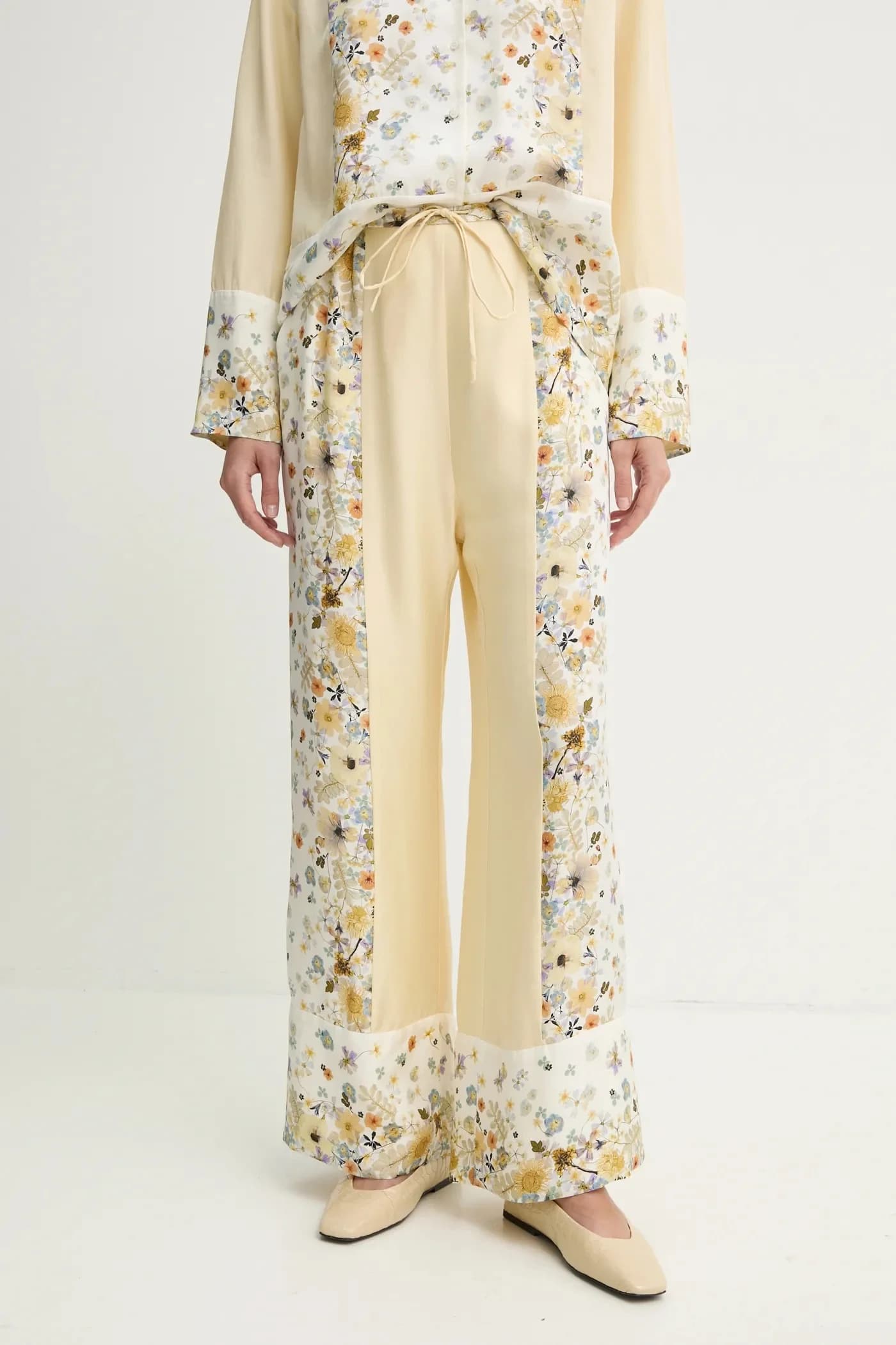 FABERT шелковые брюки