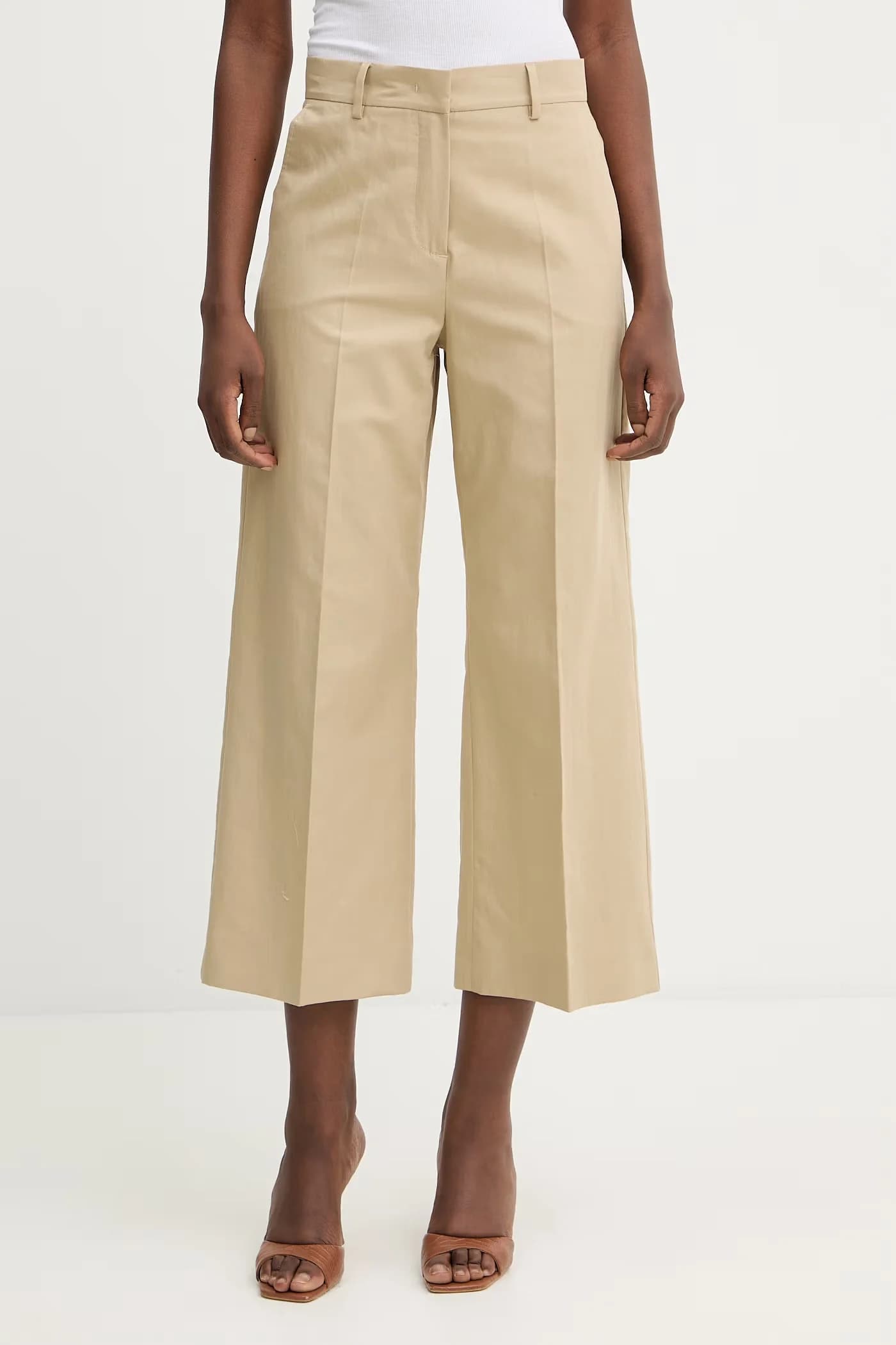 Брюки с льном ZIRCONE