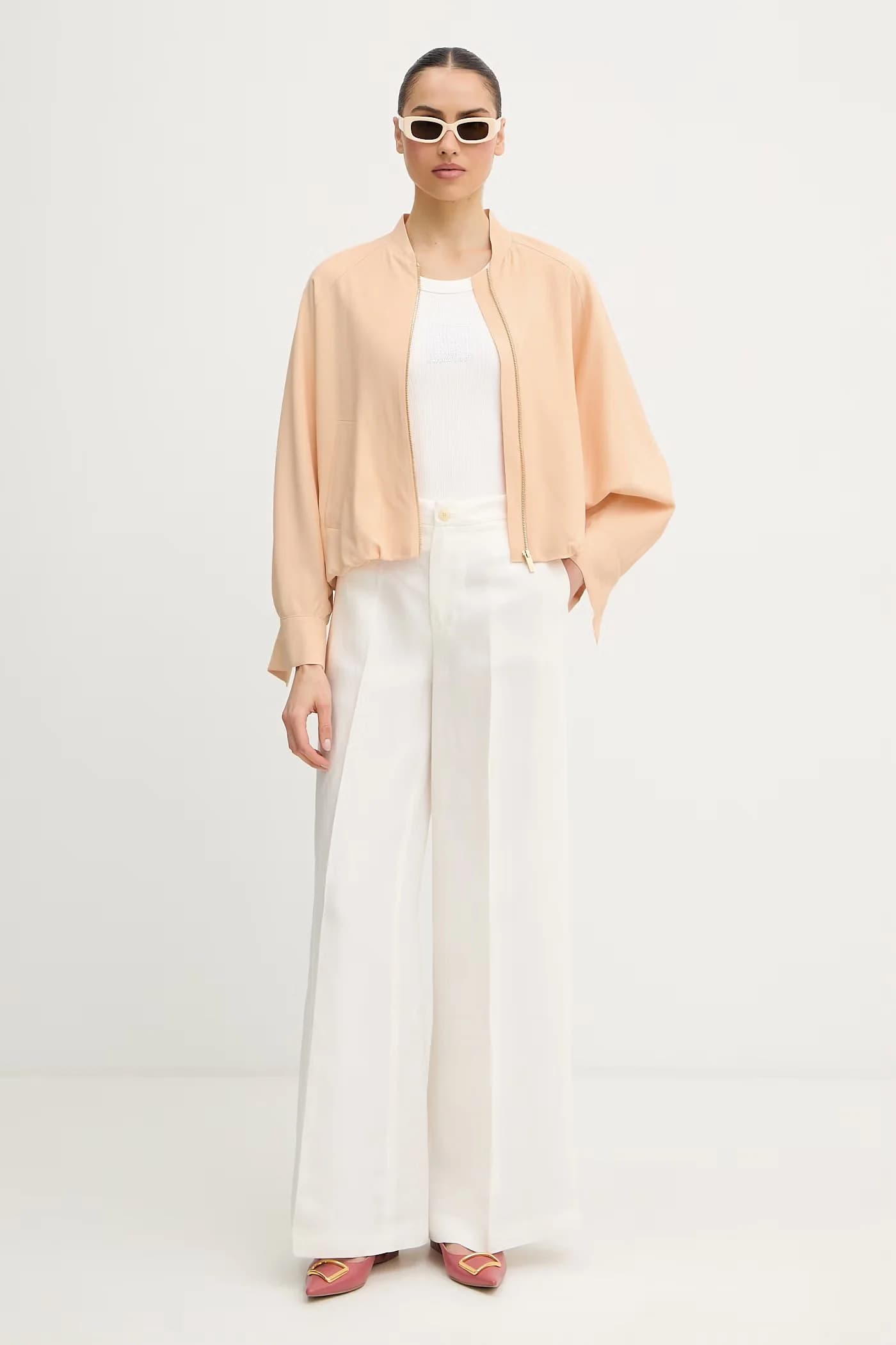 Брюки с льном - фото 2