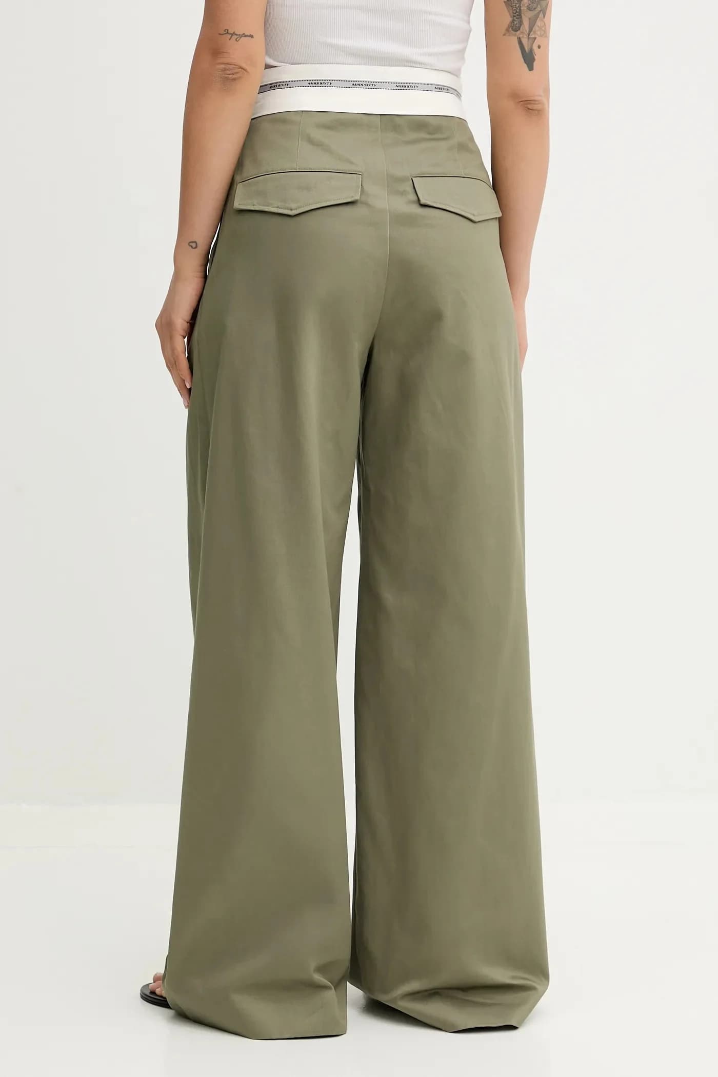 Хлопковые брюки - фото 3