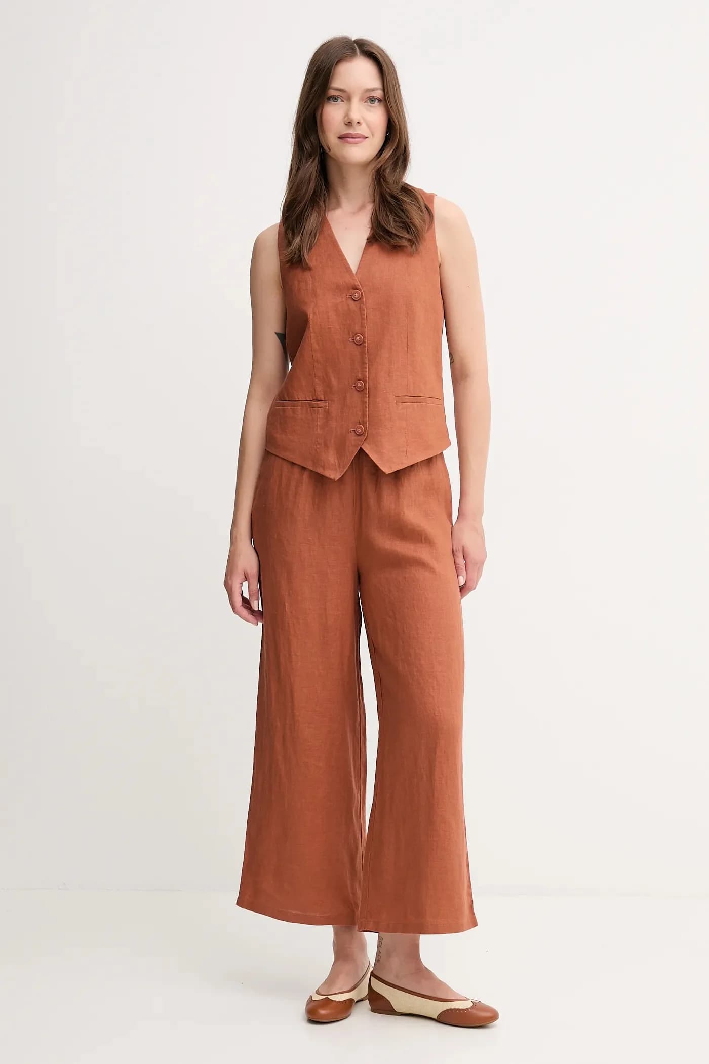 Льняные брюки - фото 2