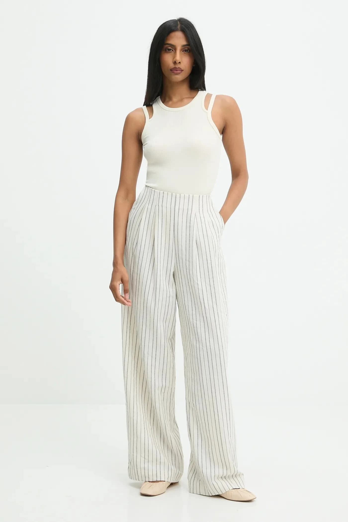 Льняные брюки - фото 2