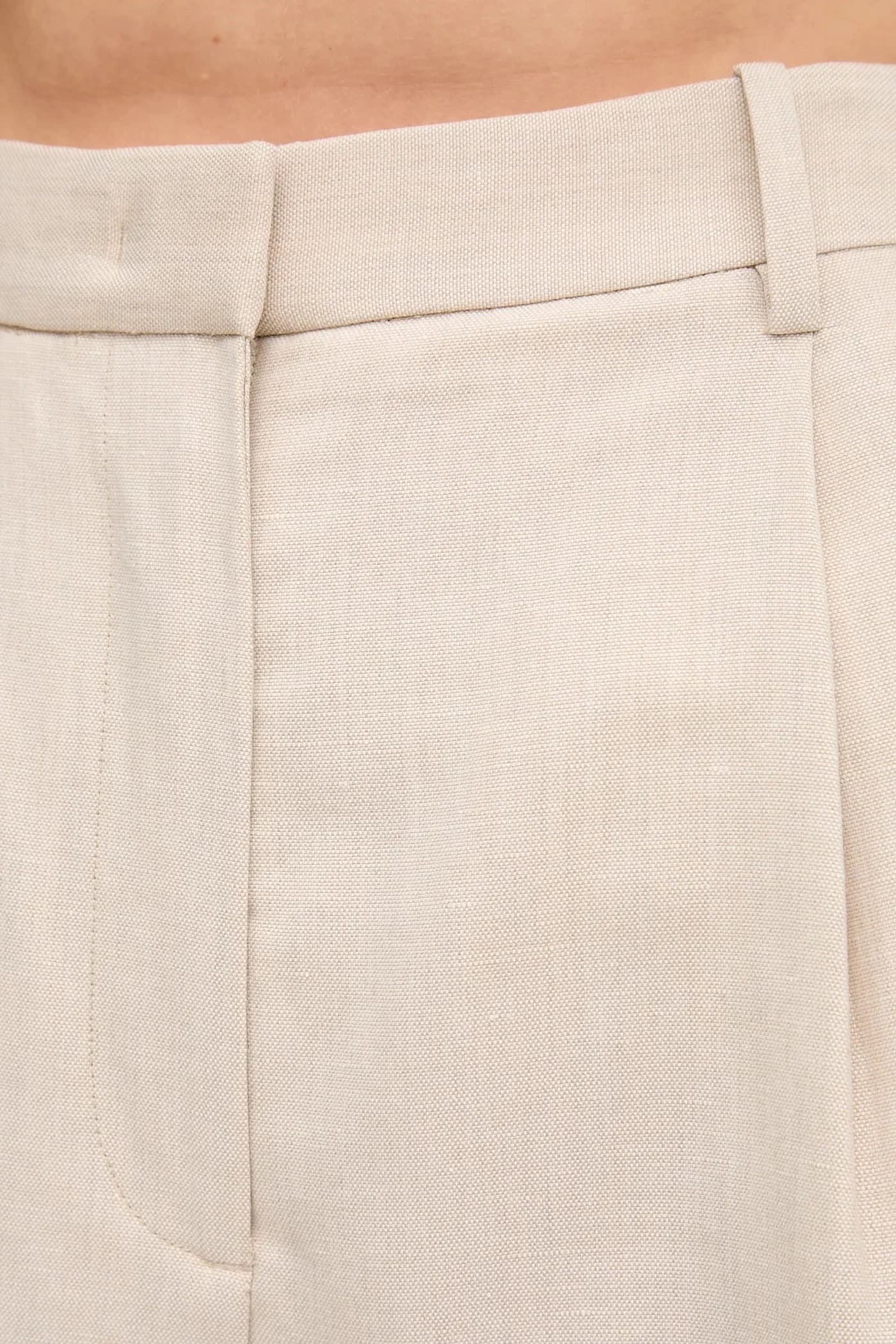 Брюки из смесового льна - фото 4