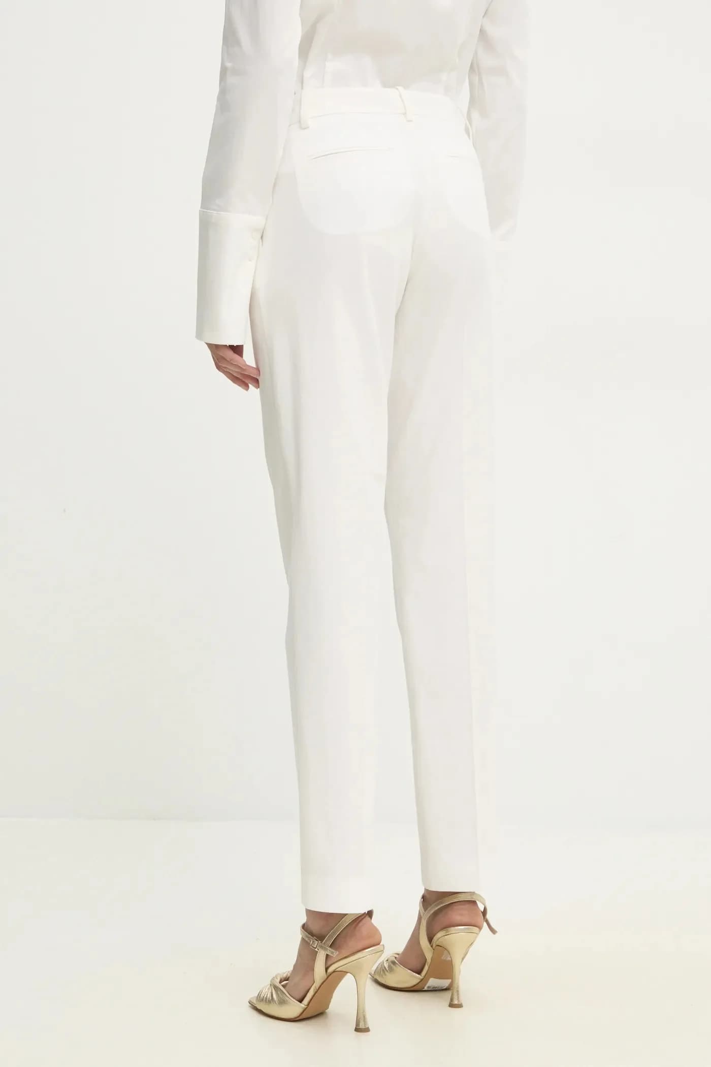 Костюмные брюки прямого кроя - фото 3