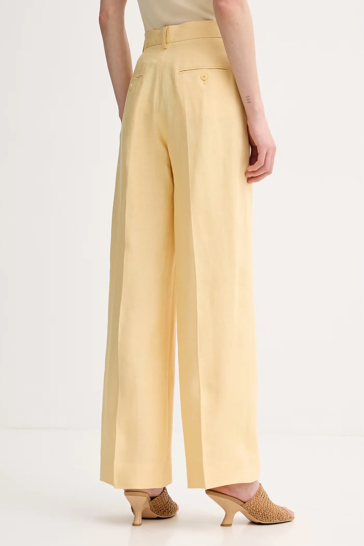 MALIZIA женские льняные брюки - фото 3