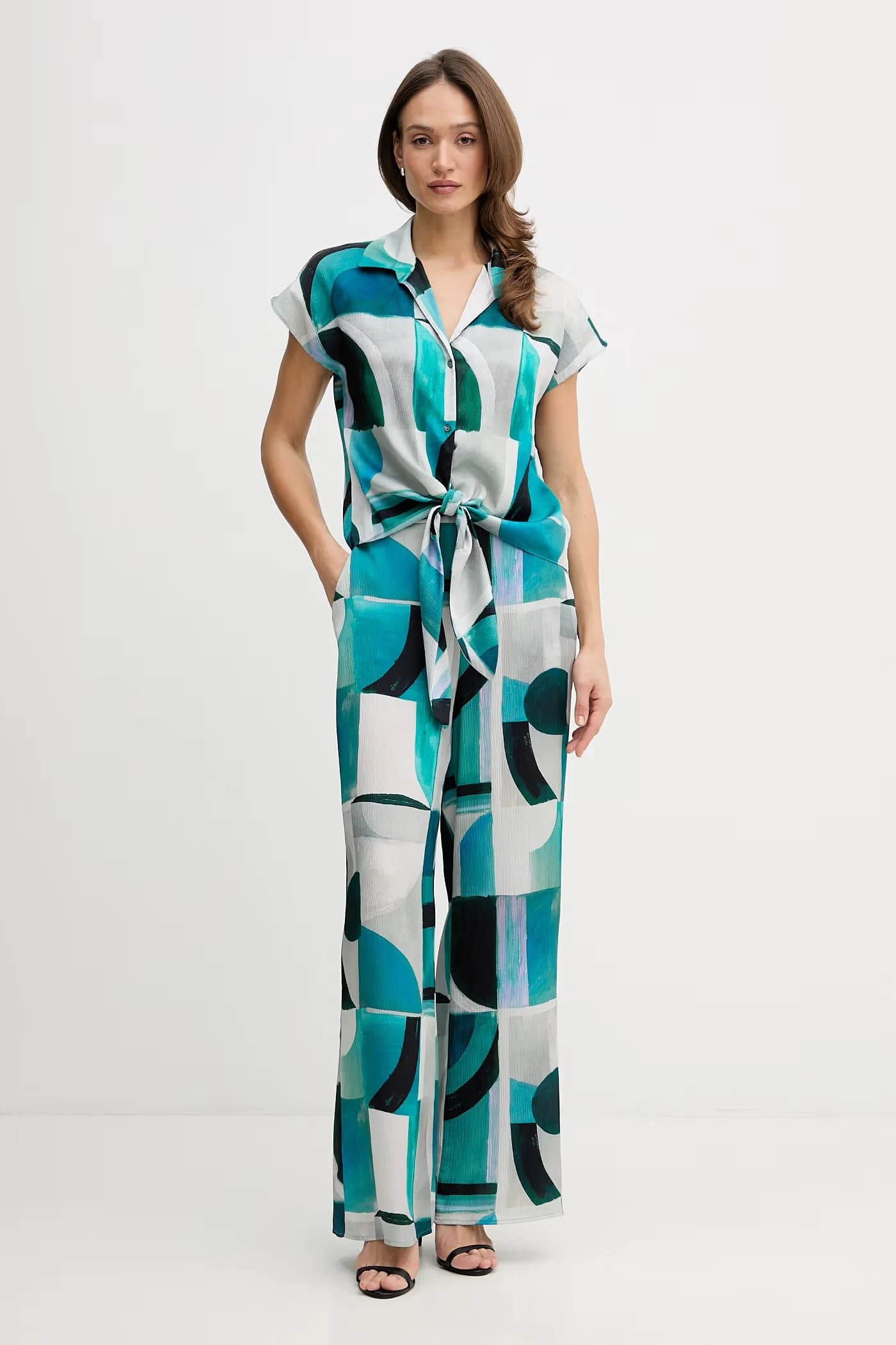 Женские широкие брюки - фото 2