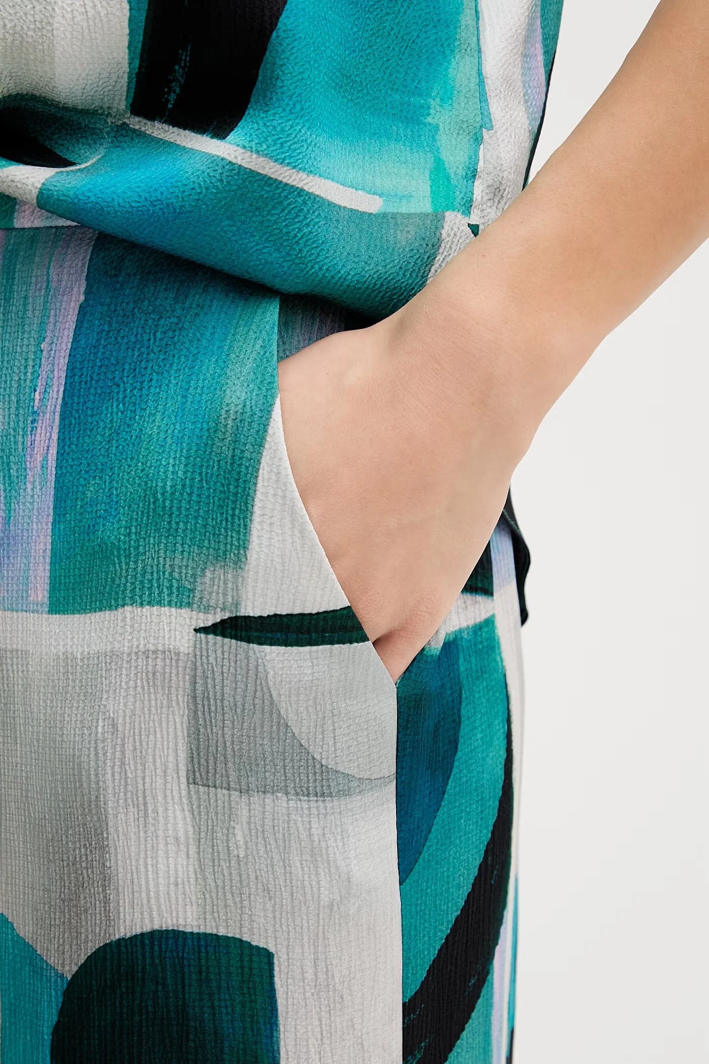 Женские широкие брюки - фото 4