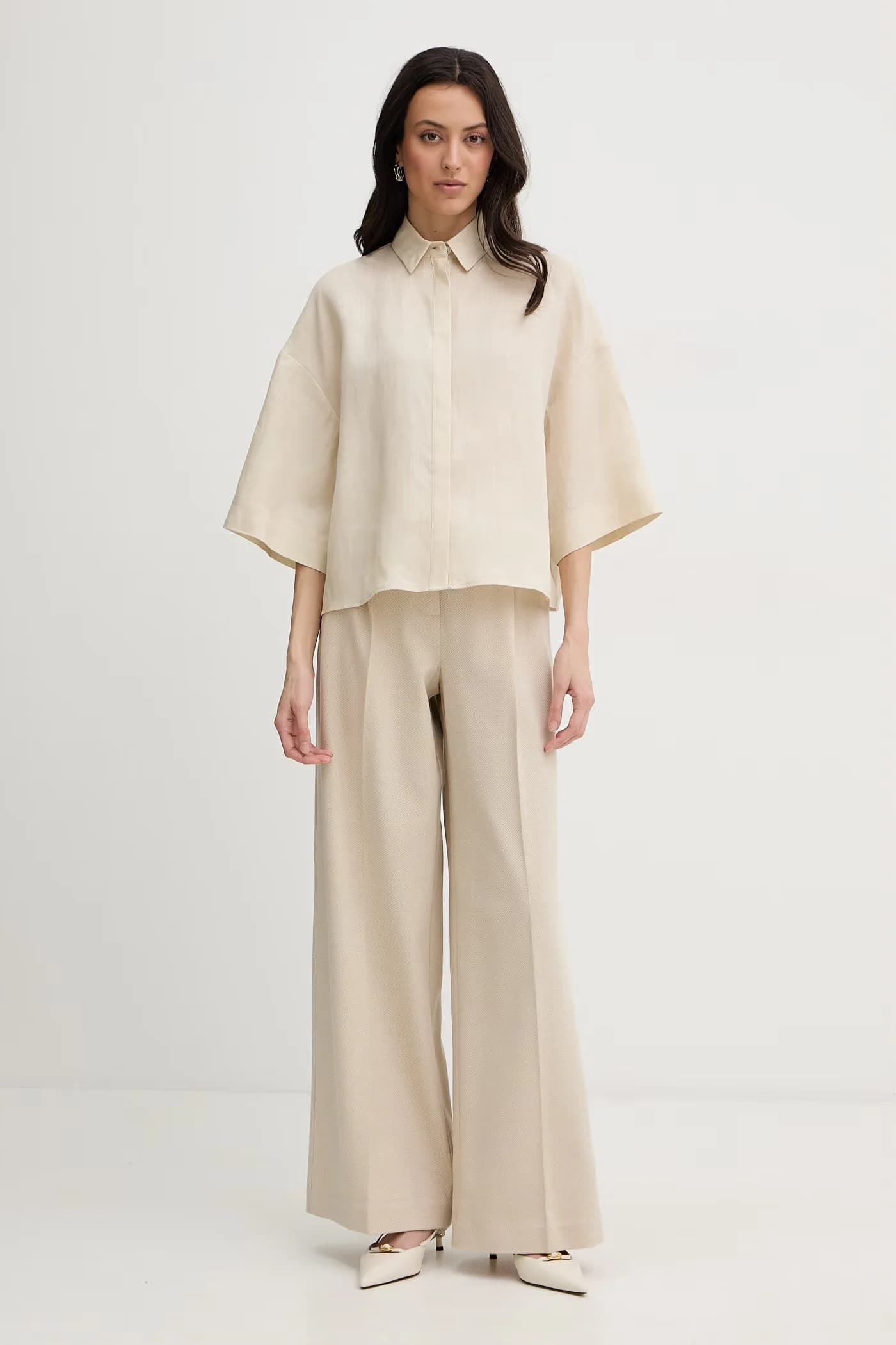 Женские брюки PANNO из хлопка. - фото 2