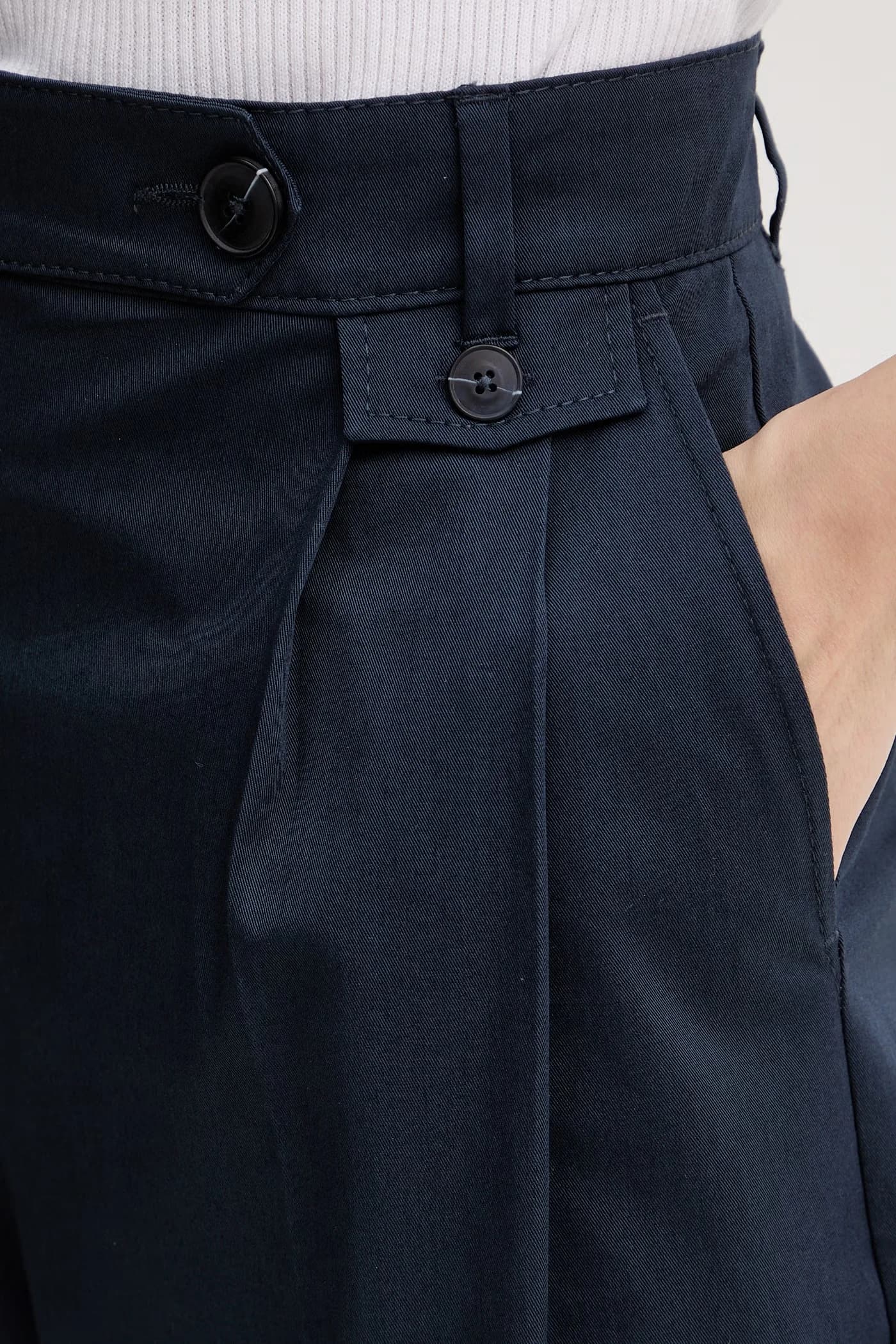 MCOAFONE женские брюки из хлопка с эластаном - фото 4