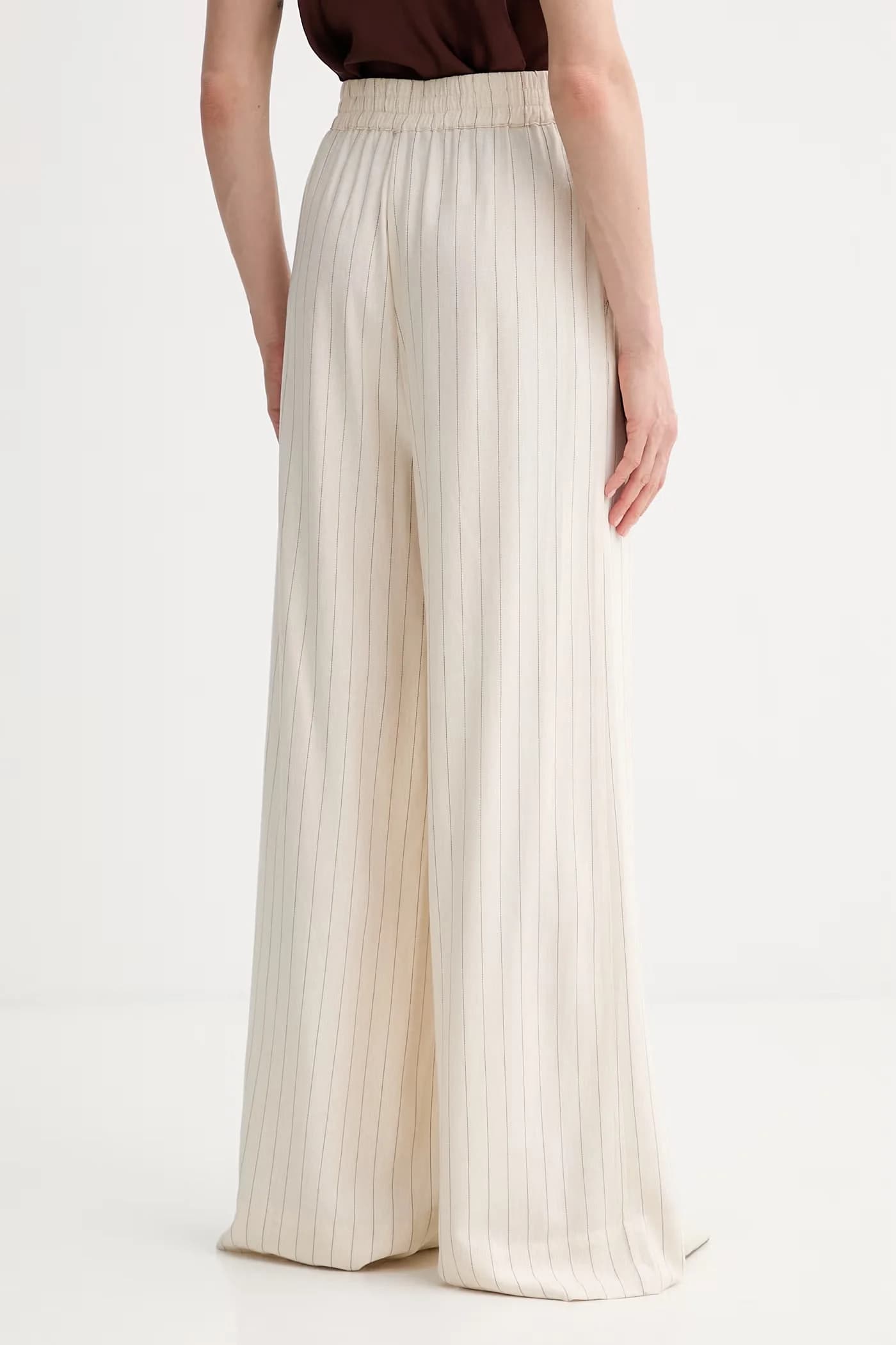 Женские брюки с льном - фото 3