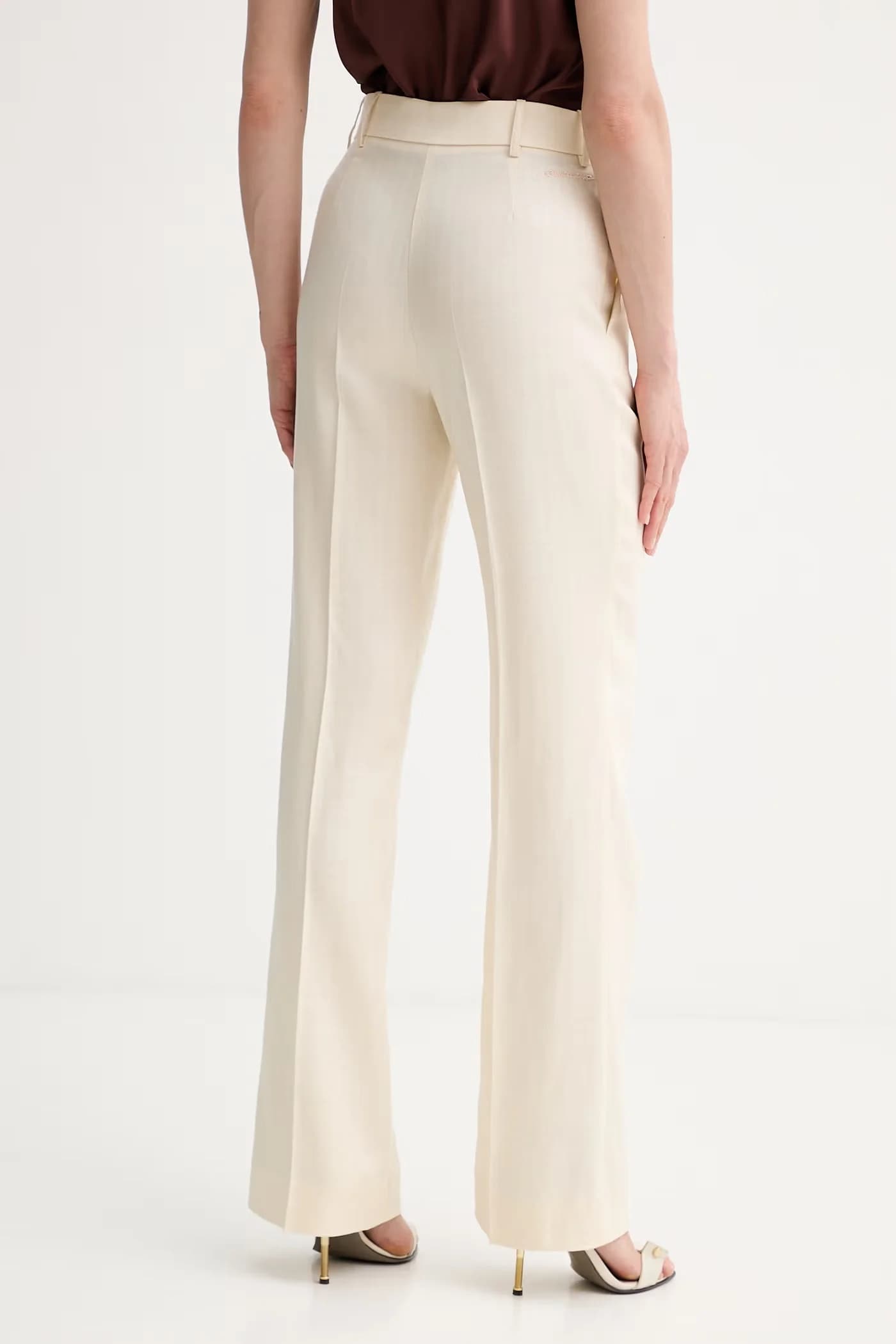 Женский костюм-брюки с льном - фото 3