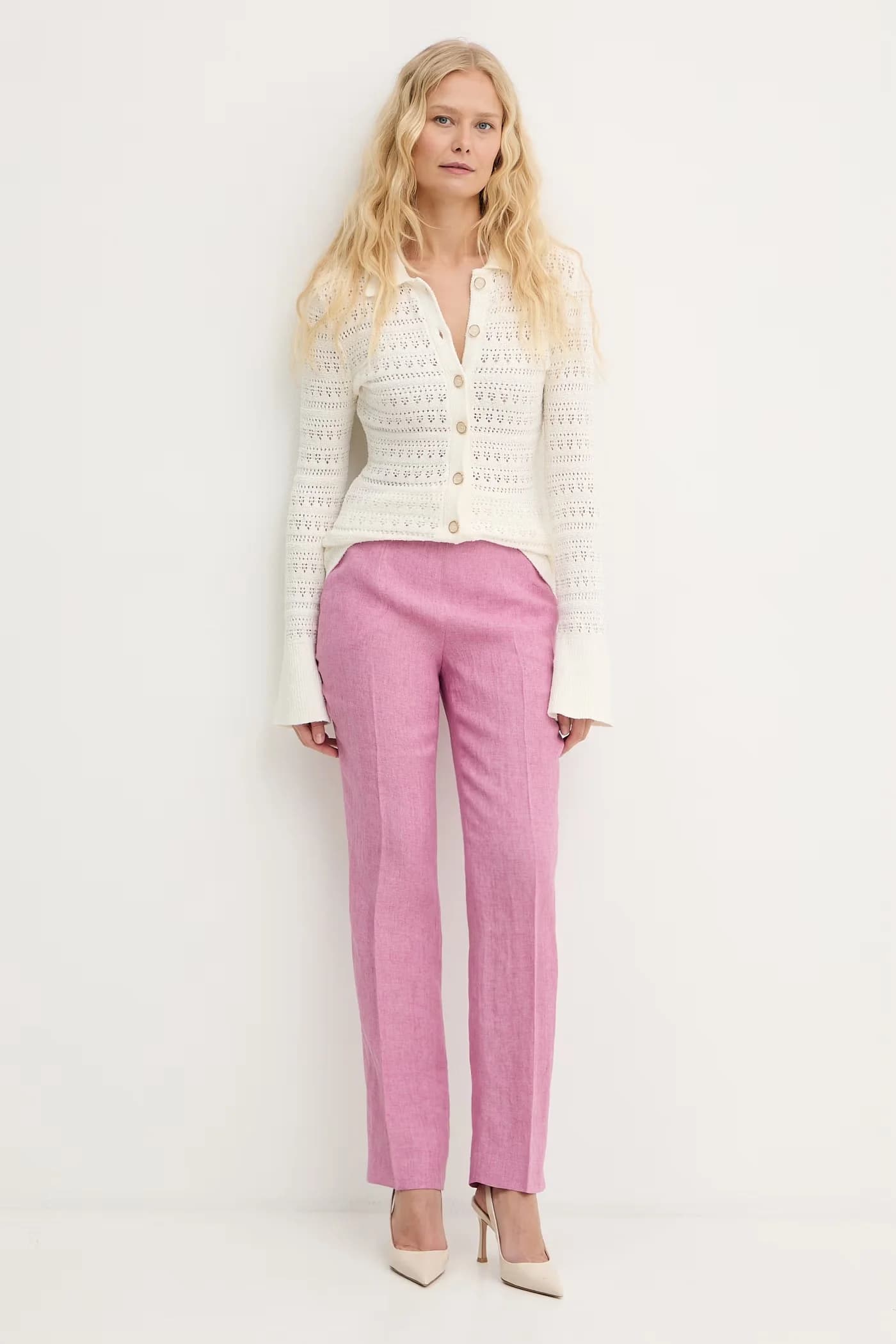 Женские льняные брюки Ammenda - фото 2