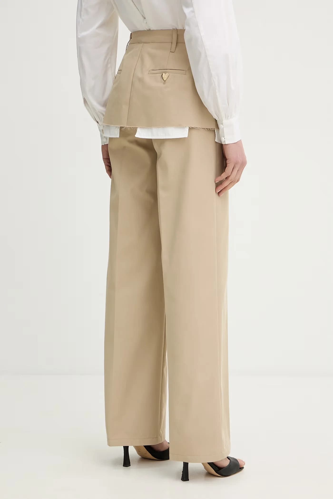 Женские прямые брюки из хлопка SPANIT - фото 3