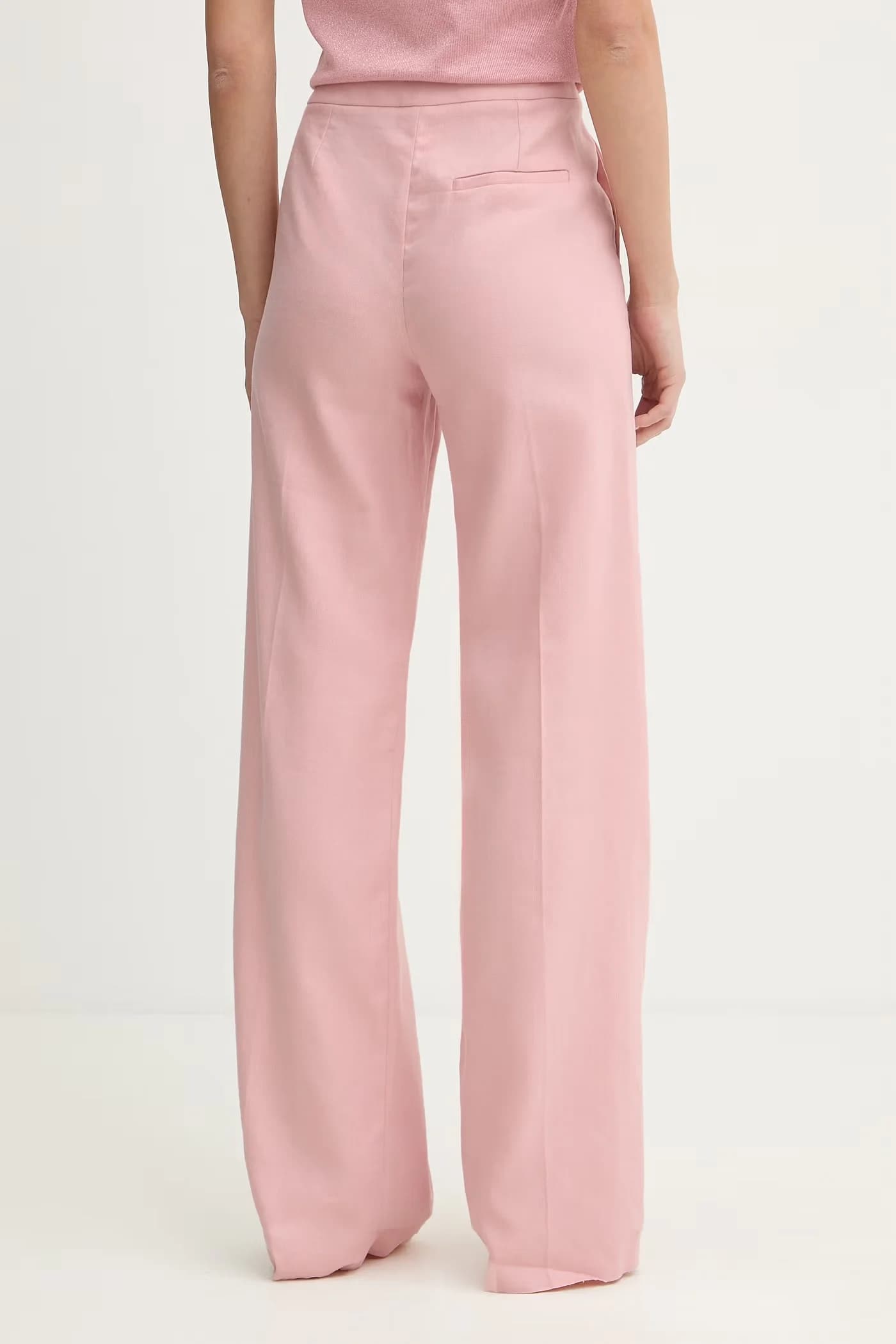 Женские прямые брюки на льне добавлены CANALE. - фото 3