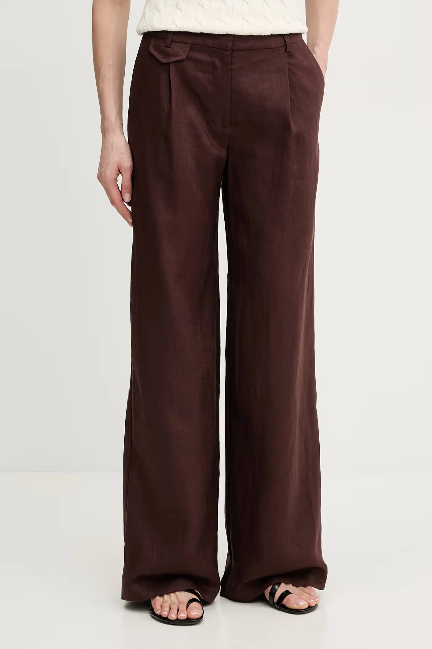 Льняные брюки