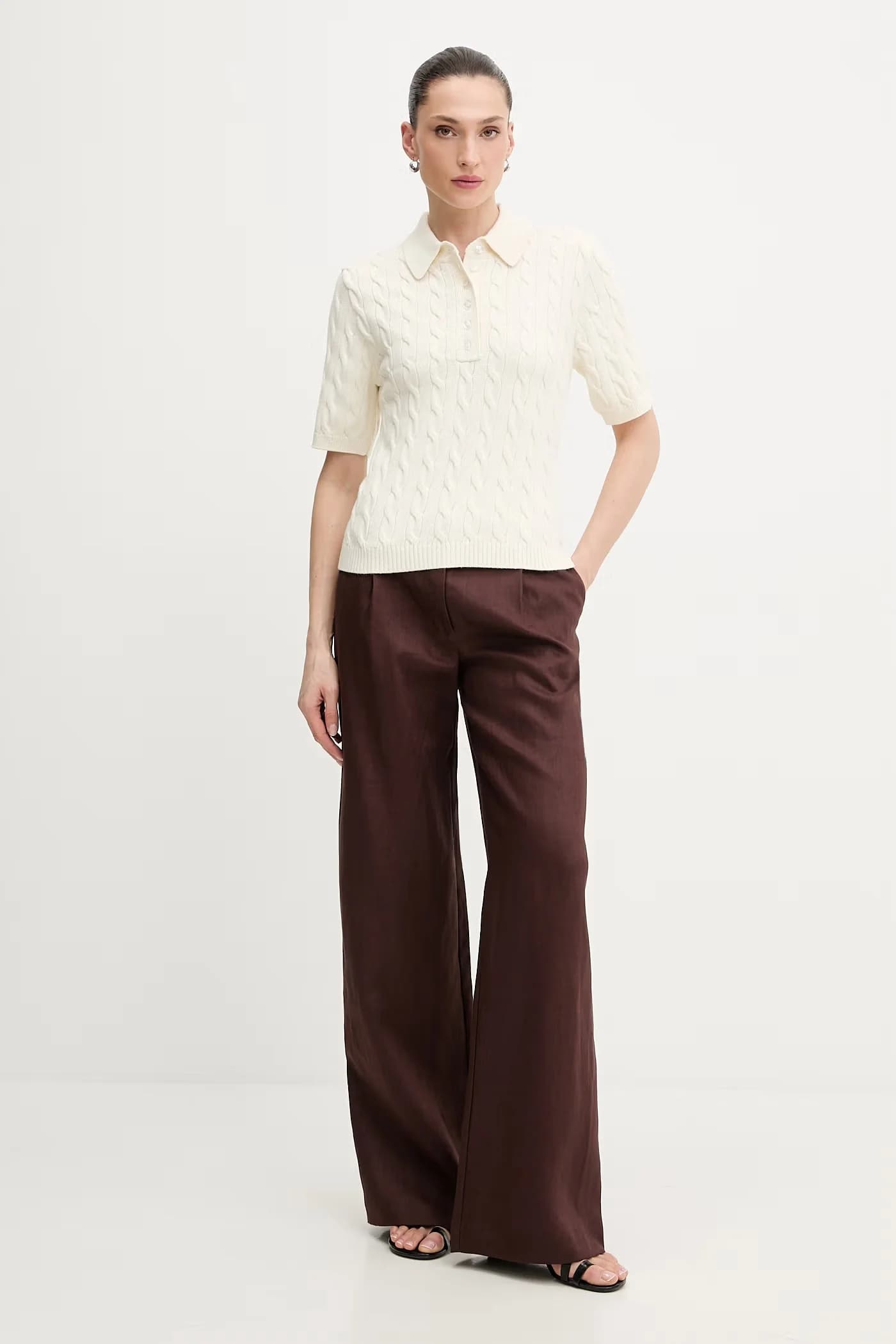 Льняные брюки - фото 2