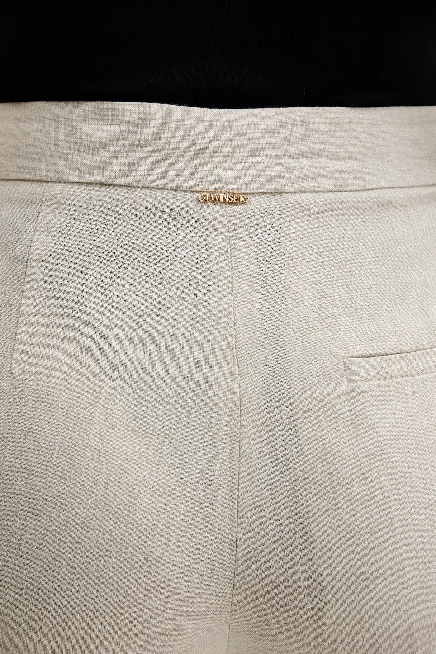 Брюки с льном - фото 4