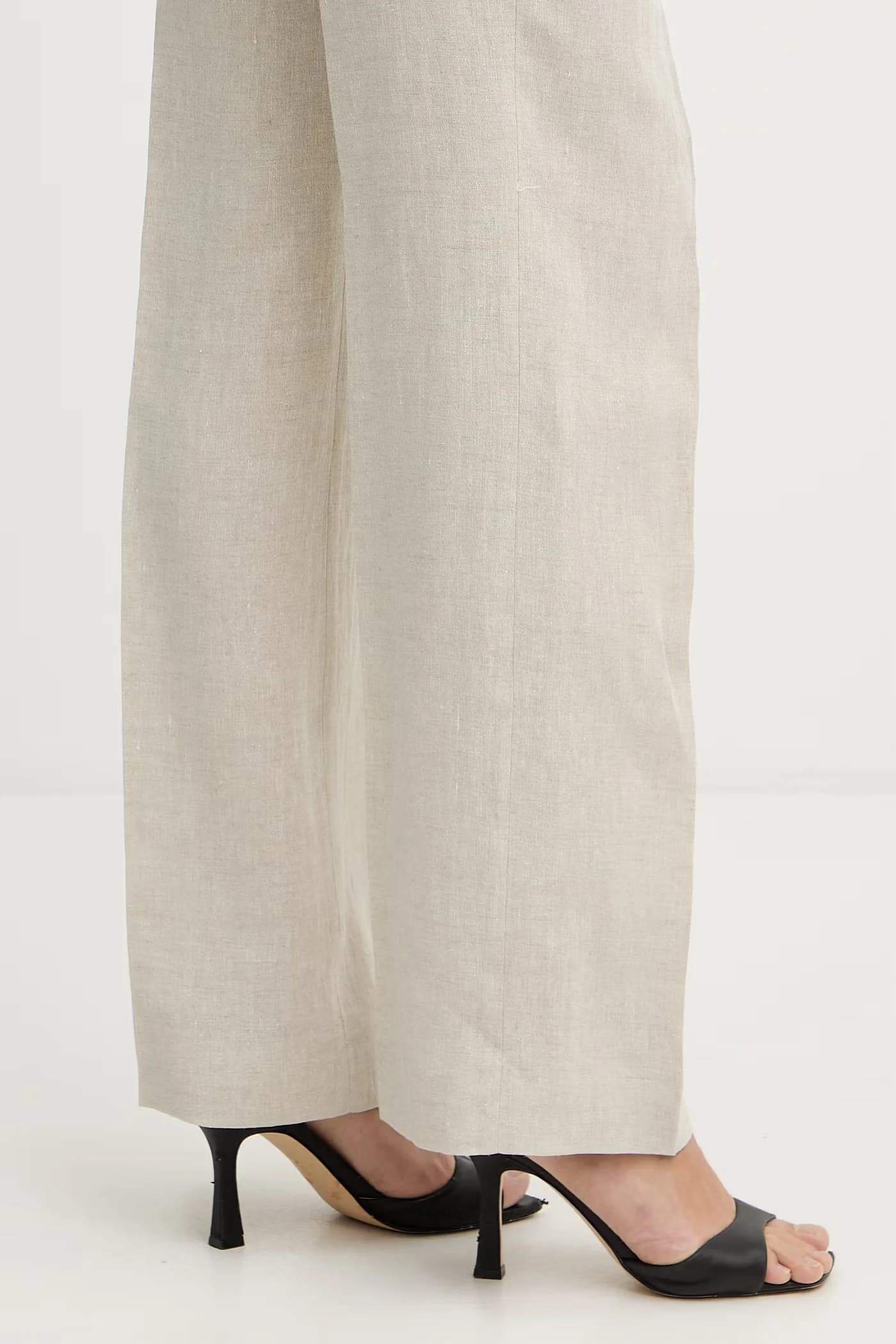 Брюки с льном - фото 5