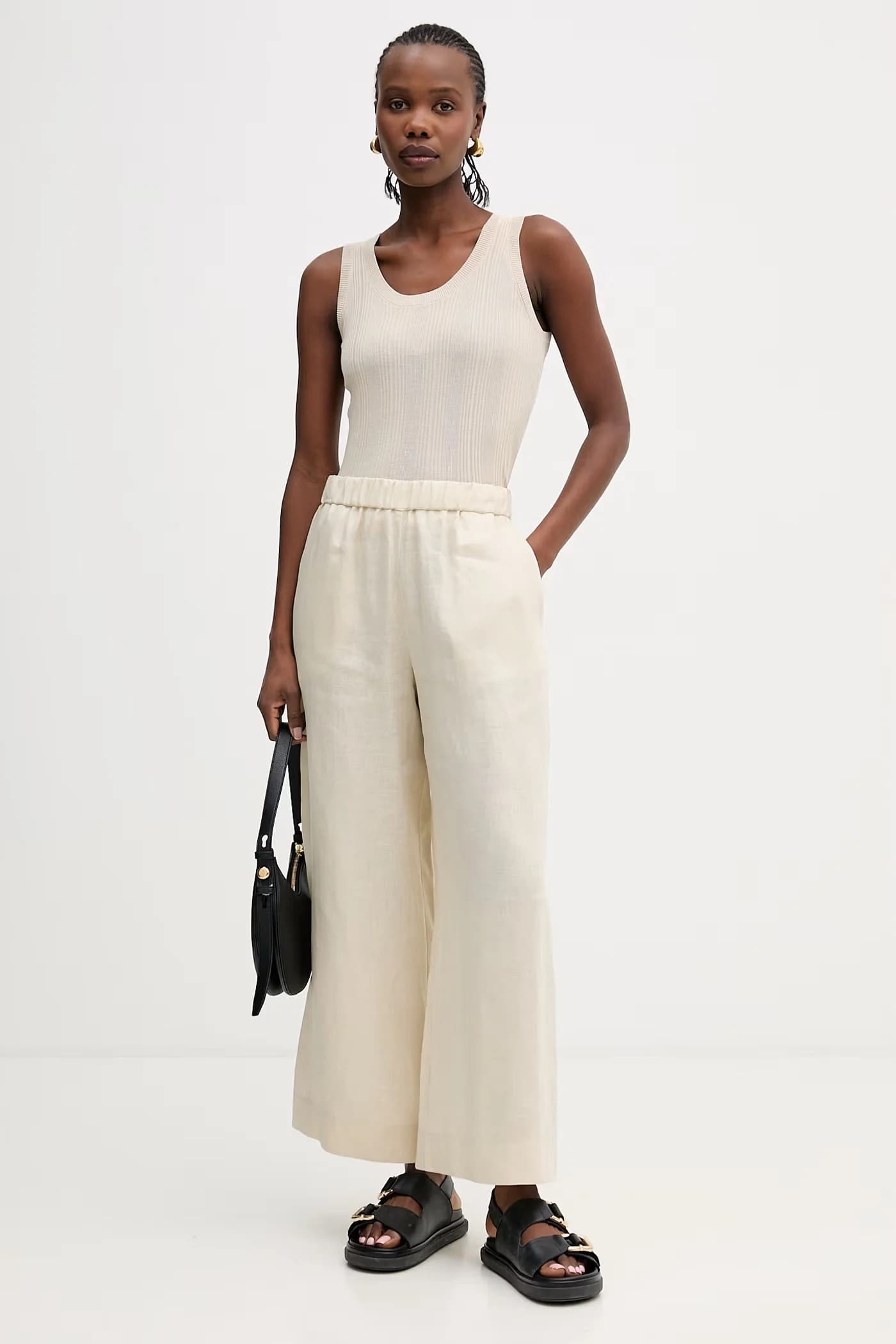 Льняные брюки CANNETI - фото 2