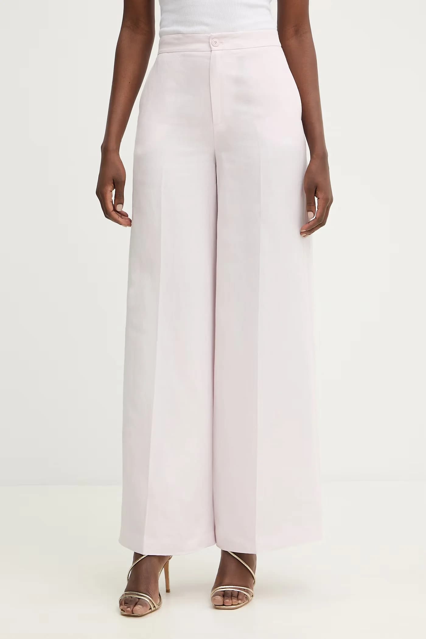 Брюки с льном