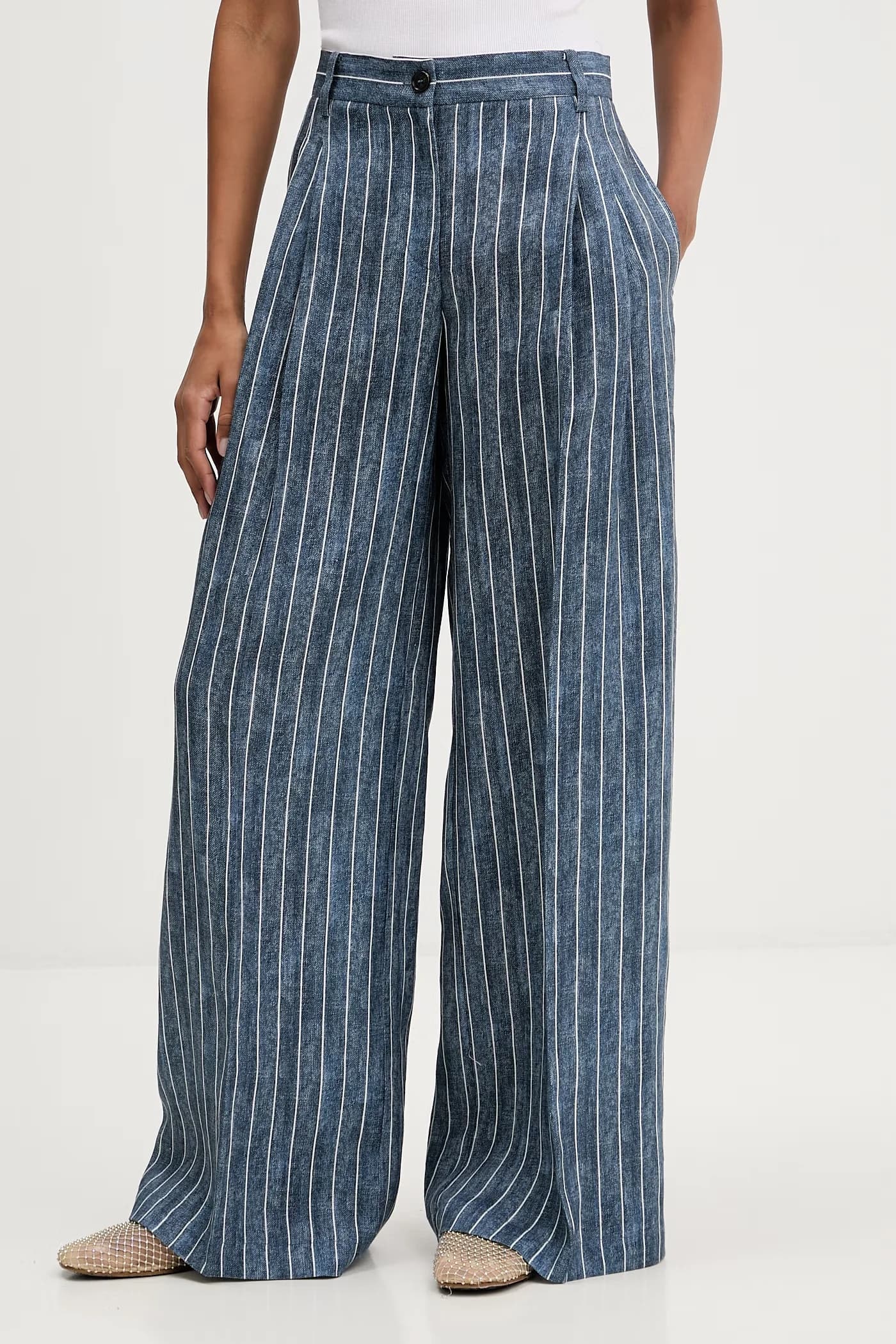 Льняные брюки