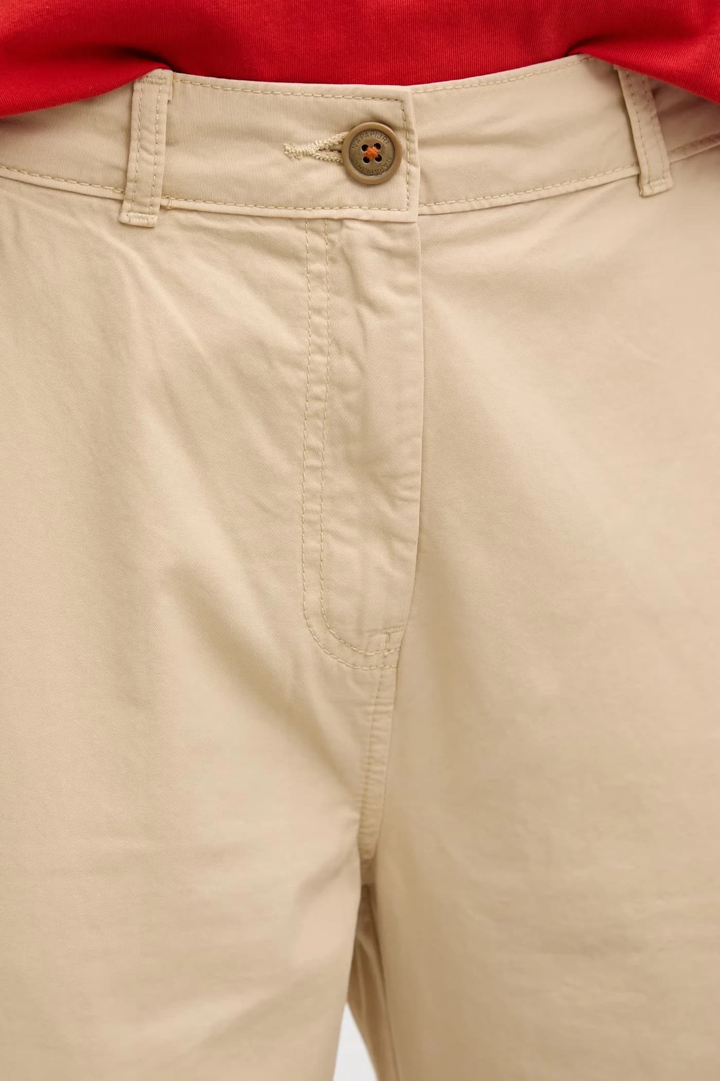 Хлопковые брюки HALIDE CHINO - фото 4