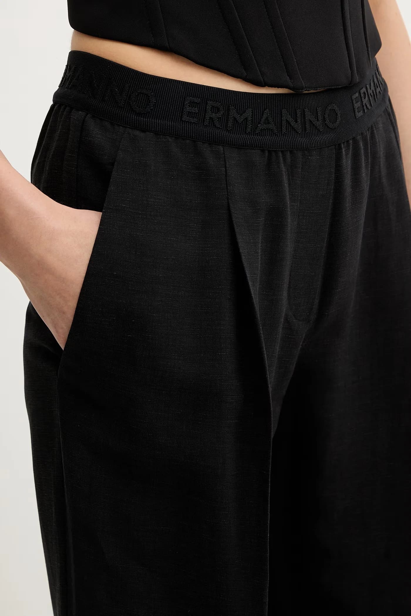 Брюки с льном - фото 4