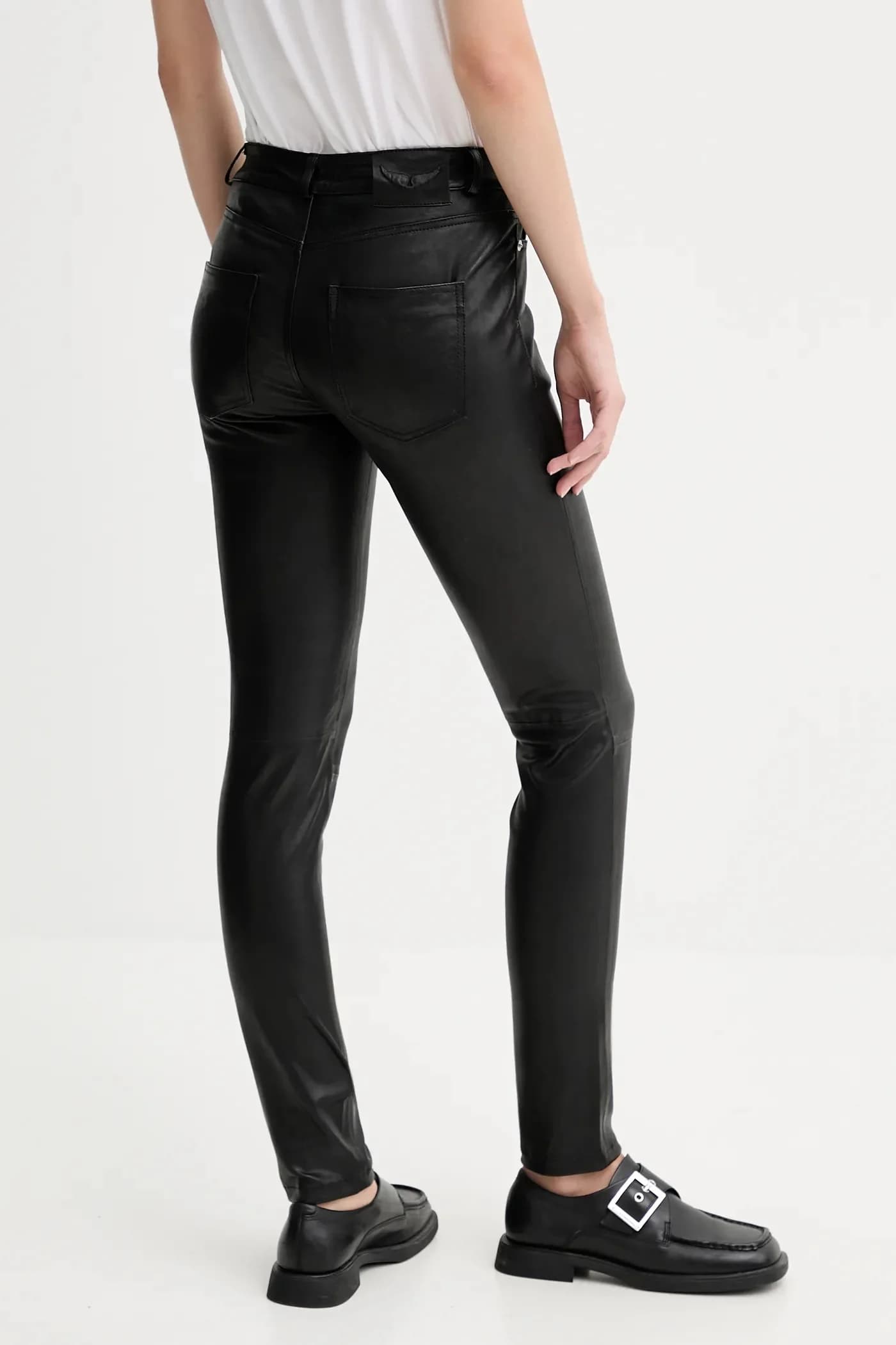Кожаные брюки - фото 3