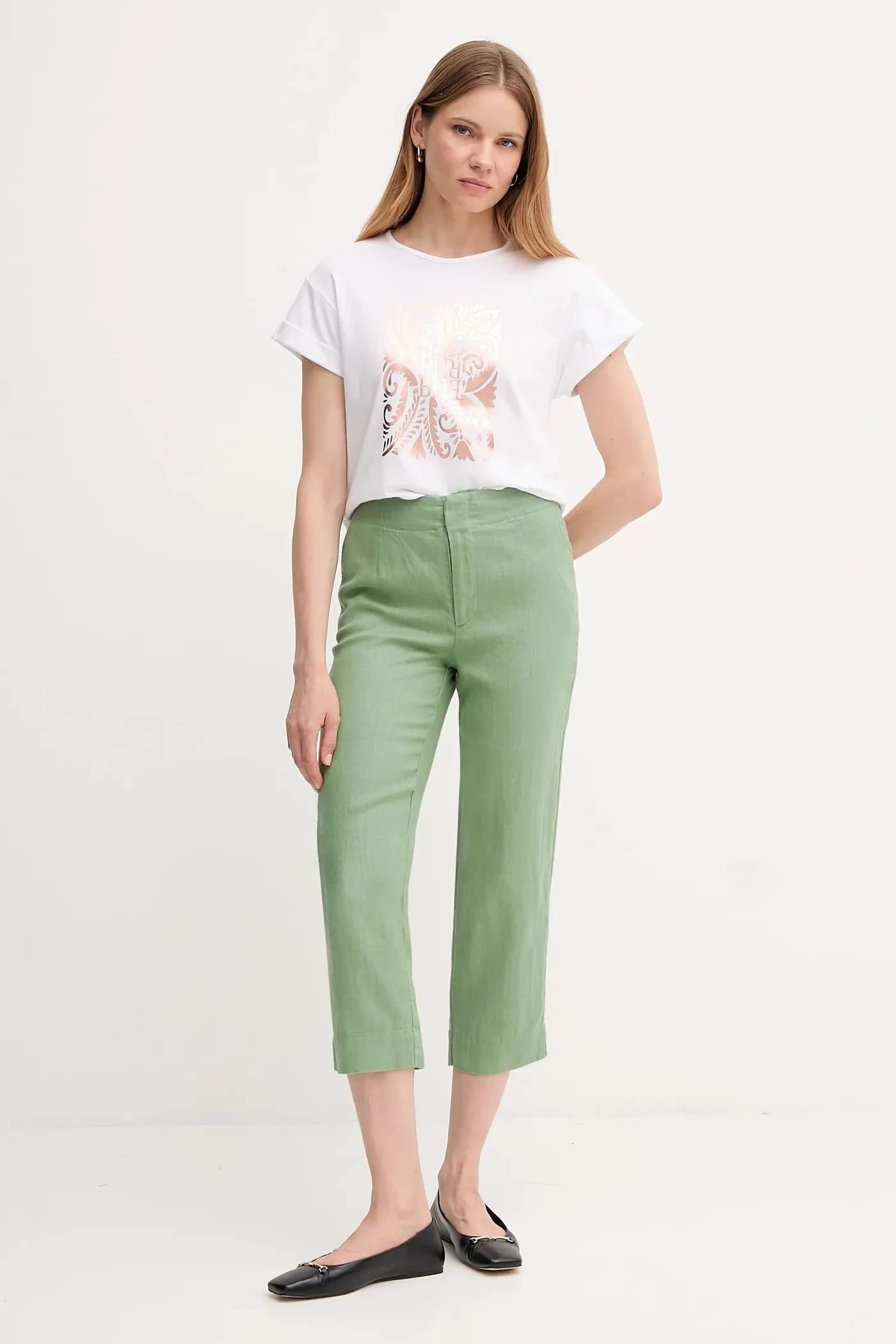 Льняные брюки - фото 2