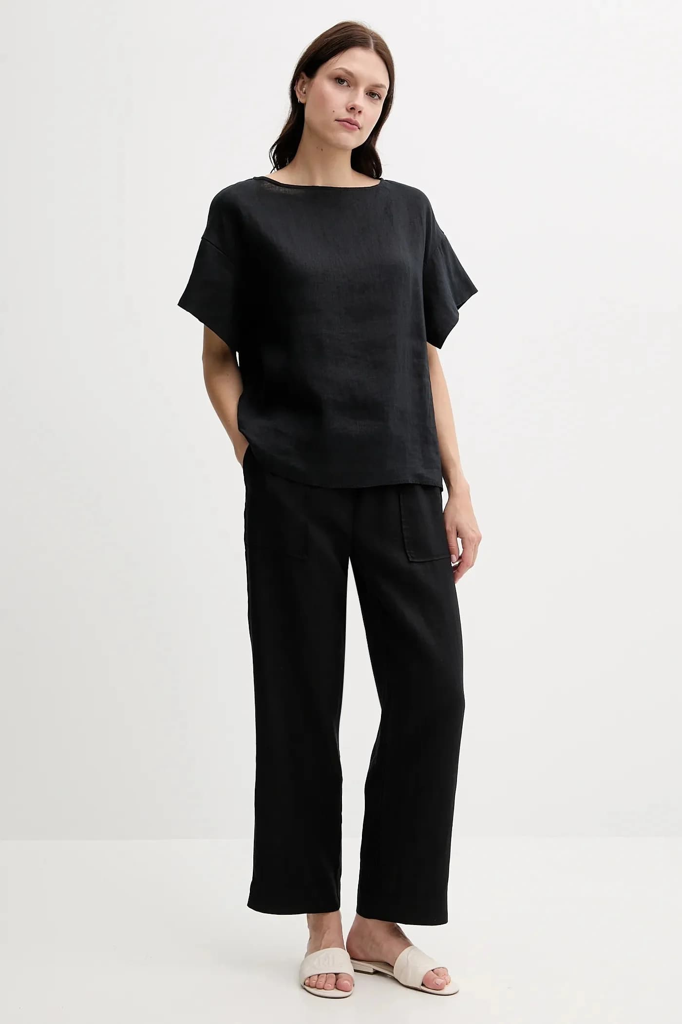 Льняные брюки - фото 2