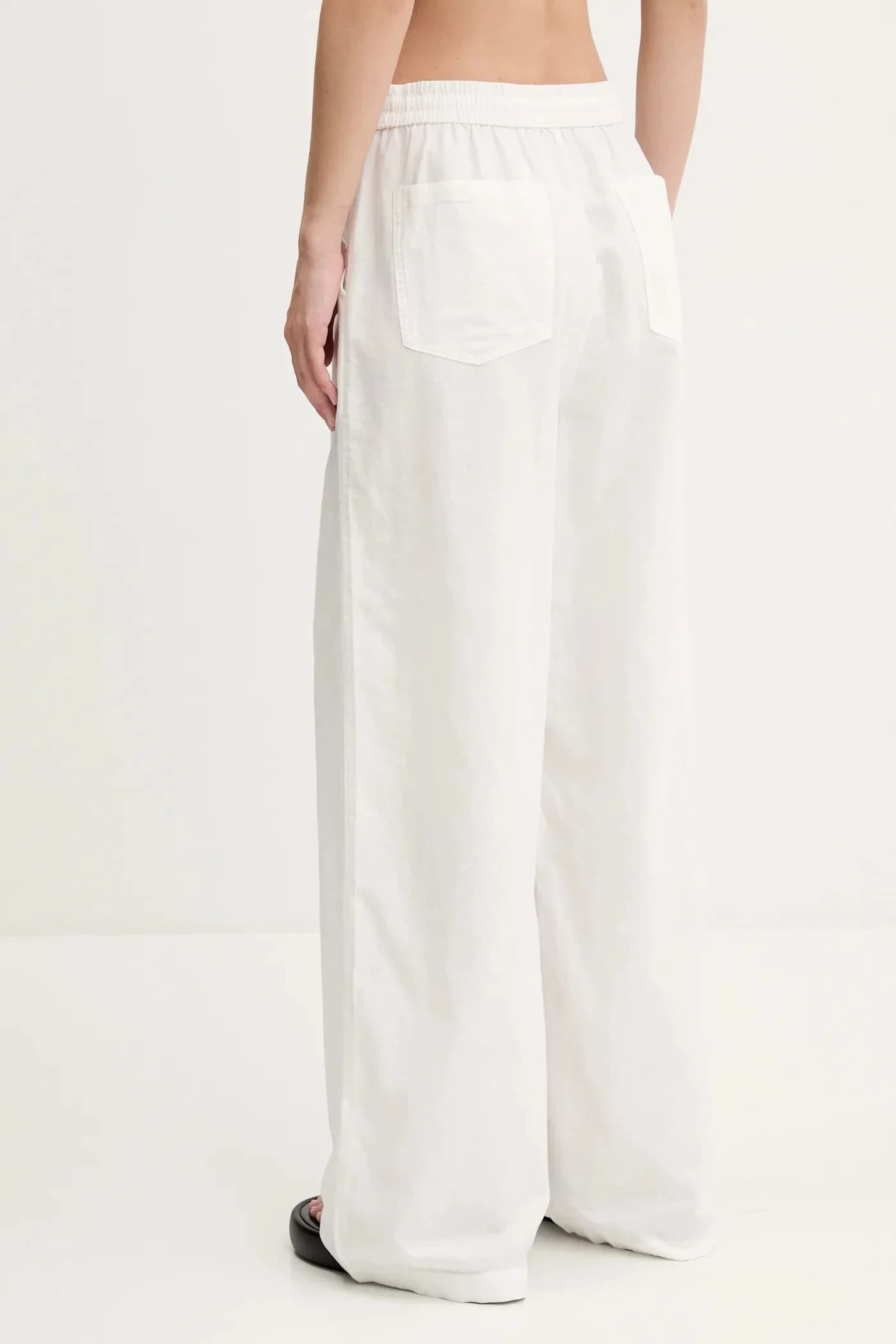 Брюки из смесового льна - фото 3