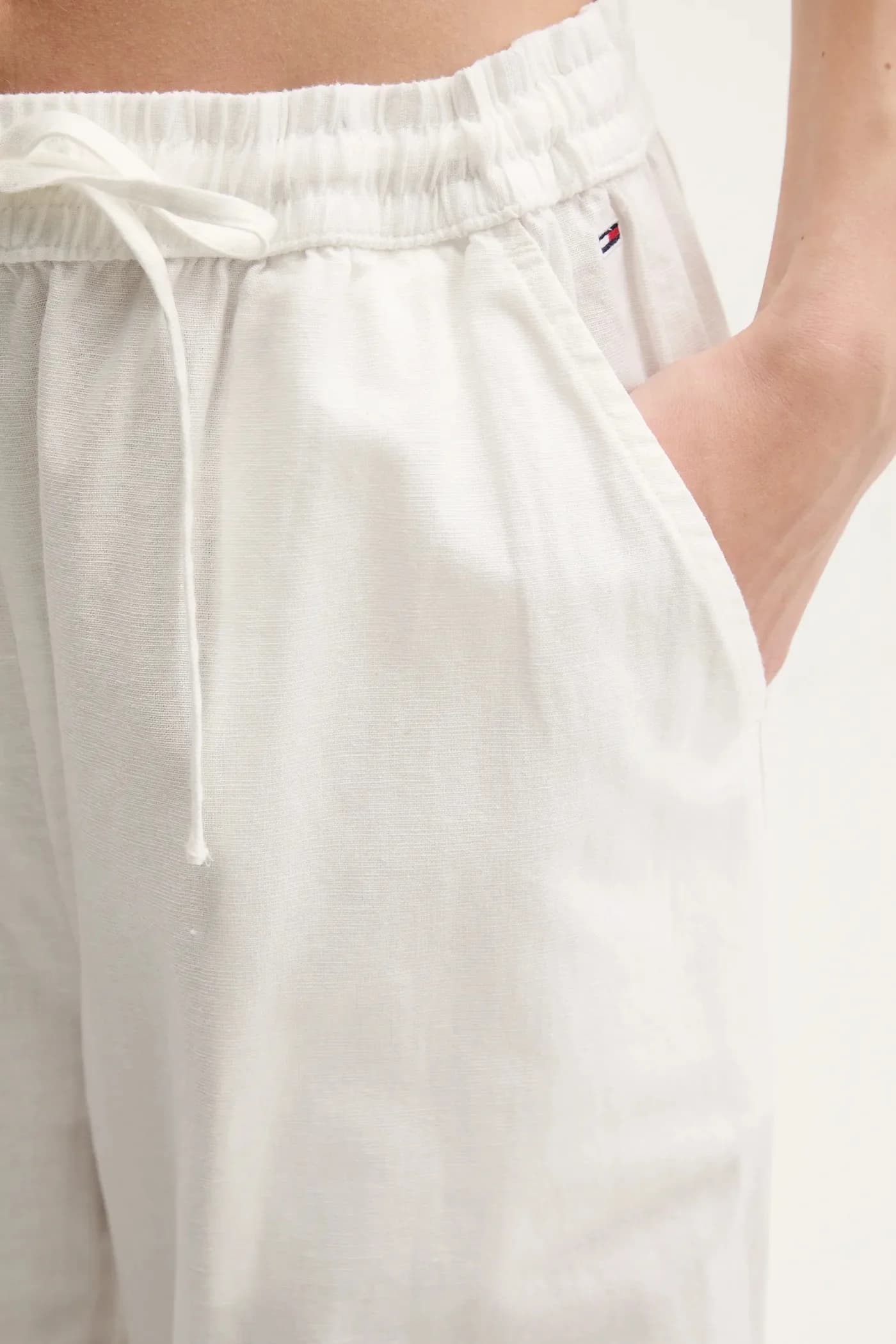 Брюки из смесового льна - фото 4