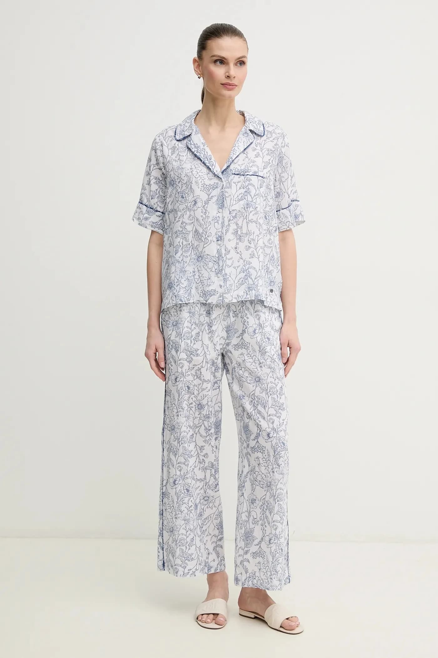 льняные брюки DUANA - фото 2