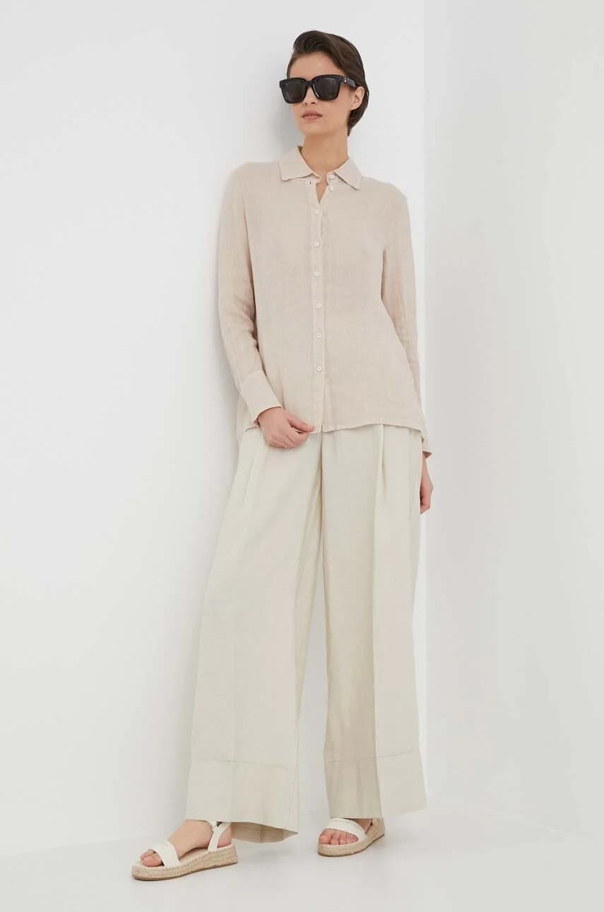 Льняные брюки - фото 2