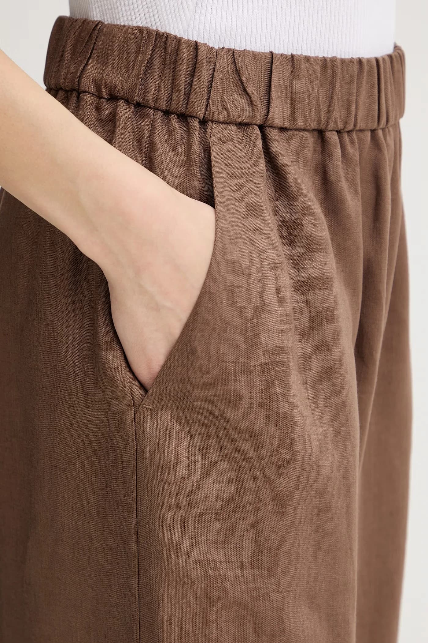 Льняные брюки CANNETI - фото 4