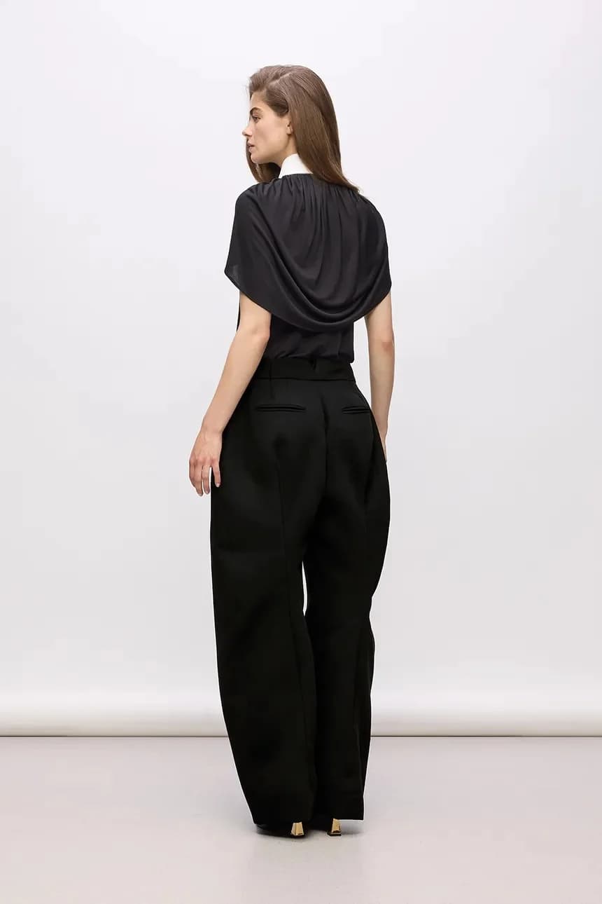 Брюки из шерсти Karl Lagerfeld Studio - фото 2