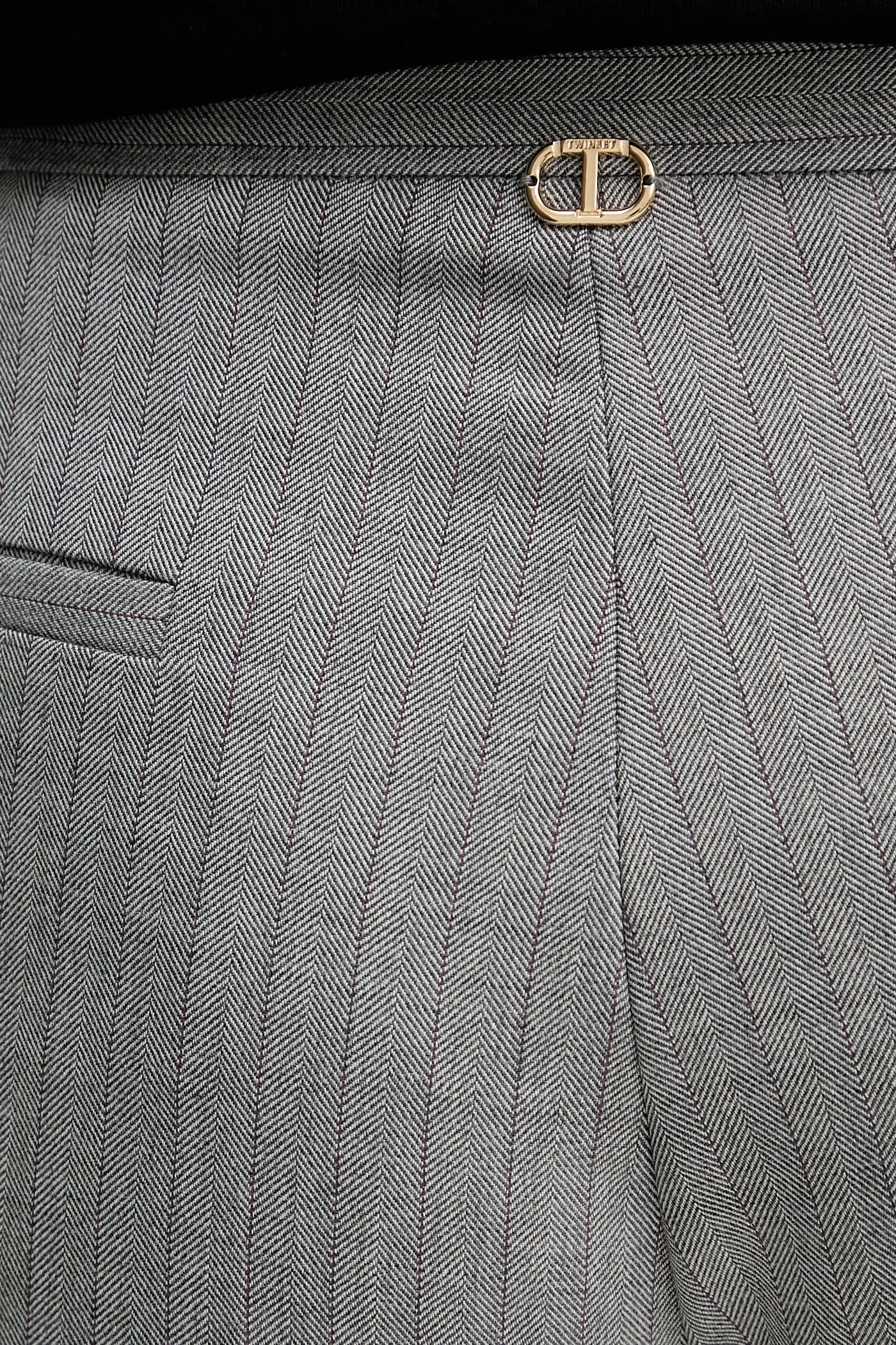 Брюки из смесовой шерсти - фото 4