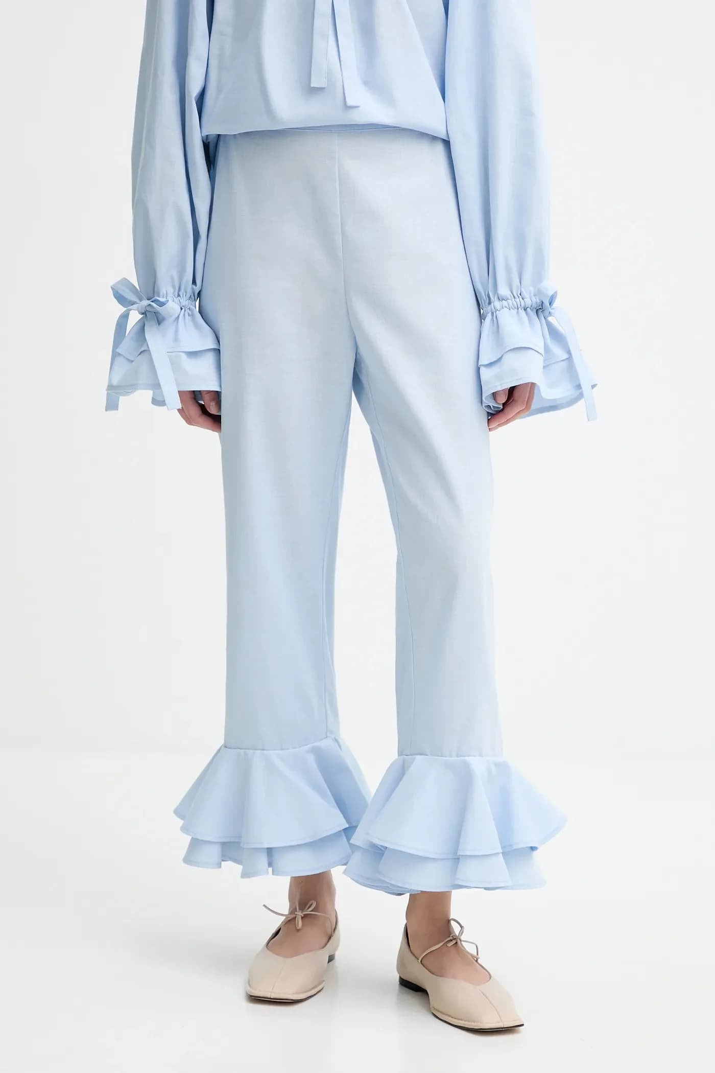 Льняные брюки