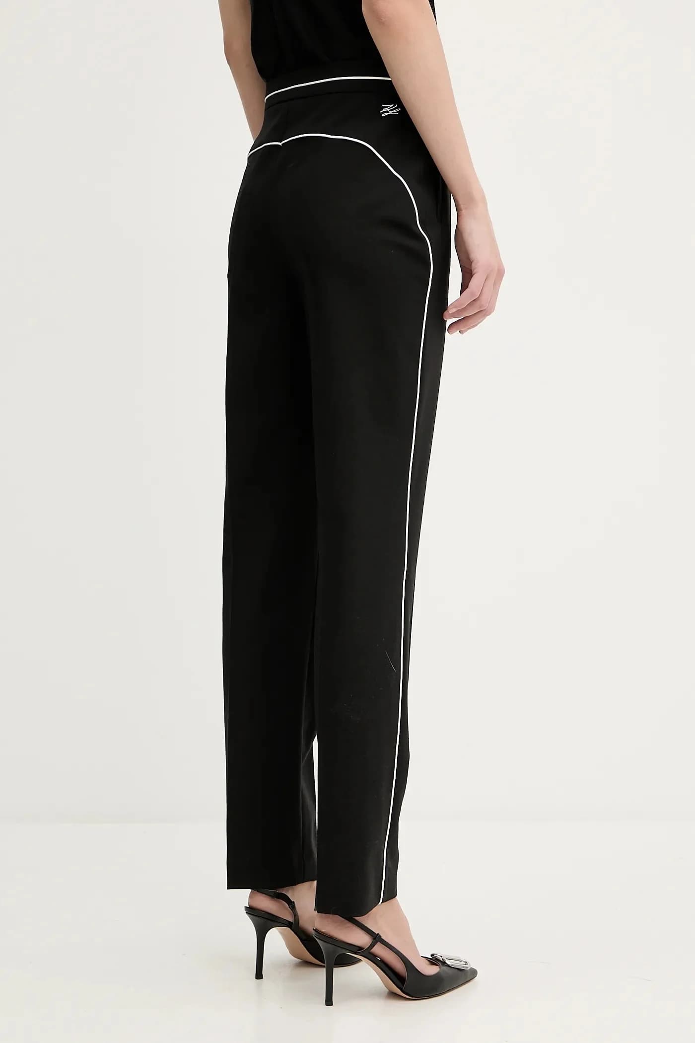 Брюки из смесовой шерсти - фото 3