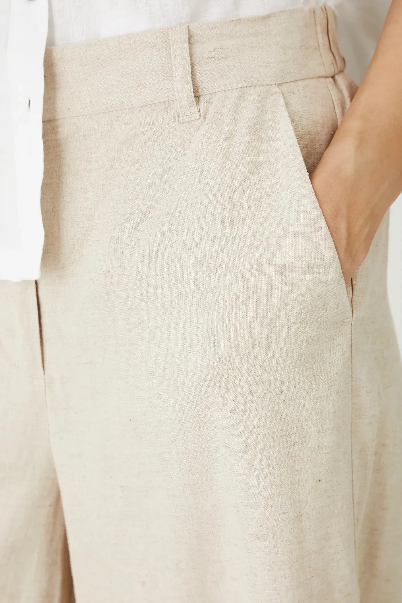 Льняные брюки - фото 5
